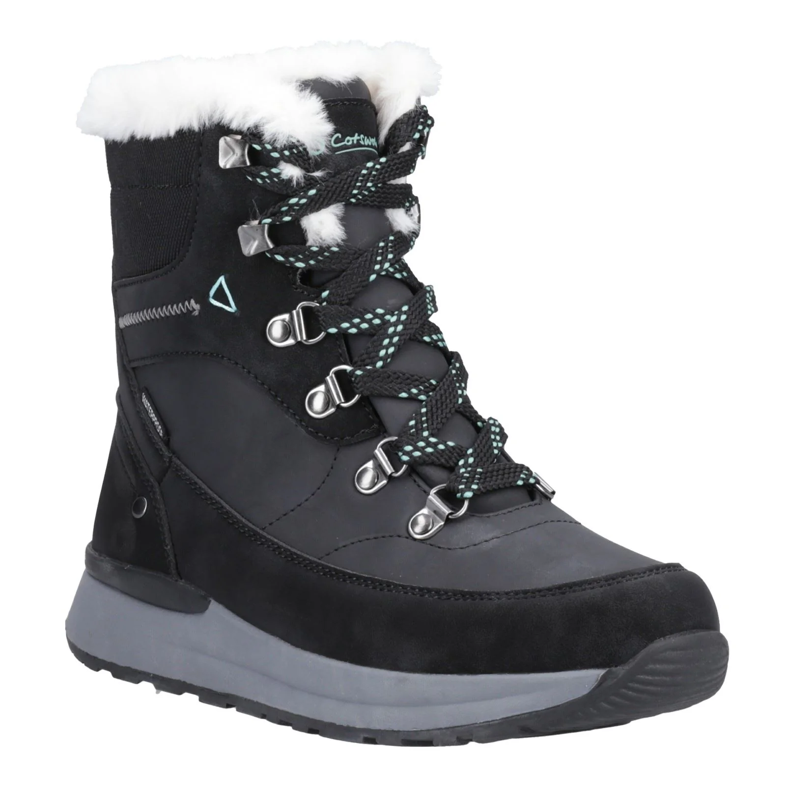 Cotswold Sheephouse Textile Women's Black Hiking Boots - Image 6
