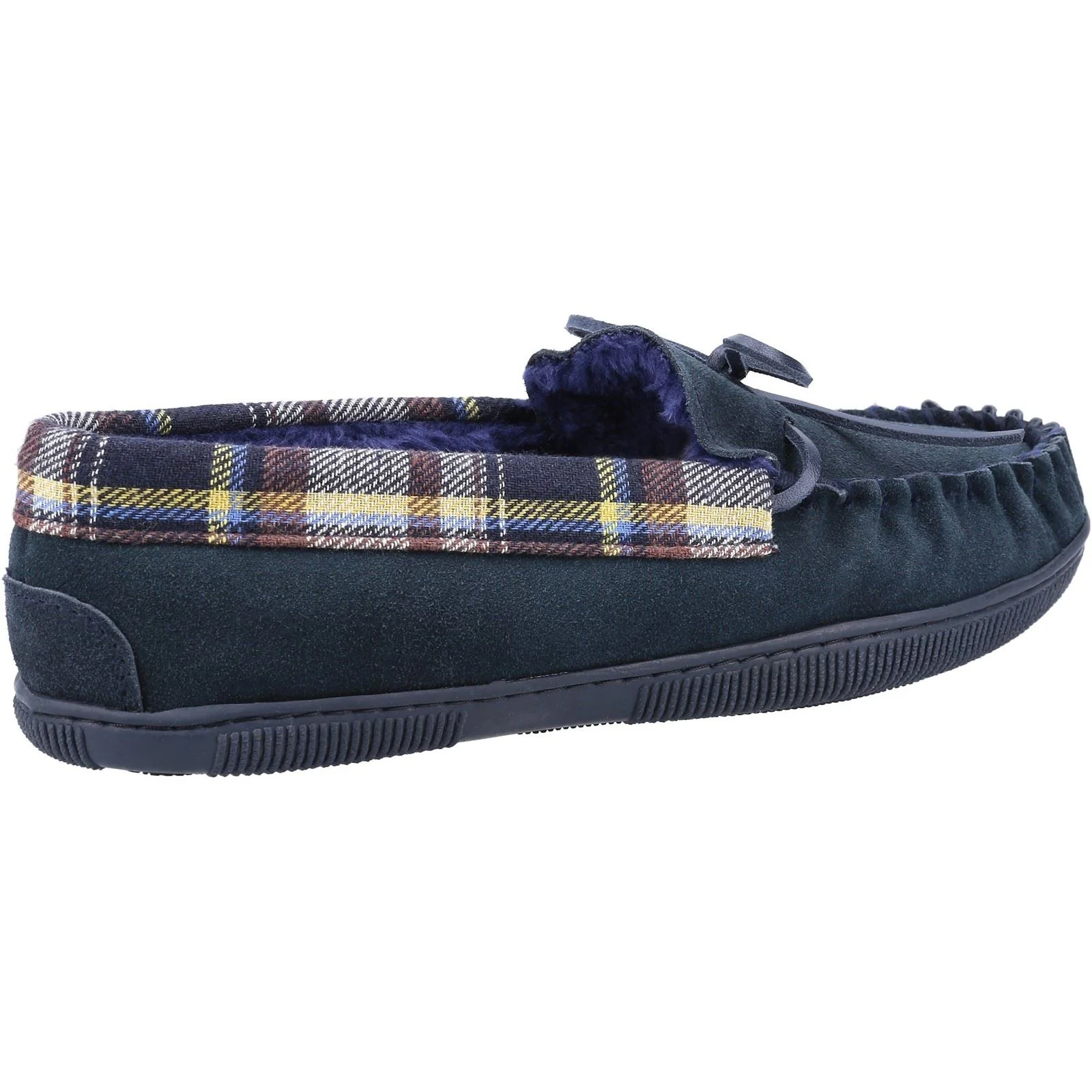 Cotswold Sodbury Suede Men's Navy Slippers - Image 2