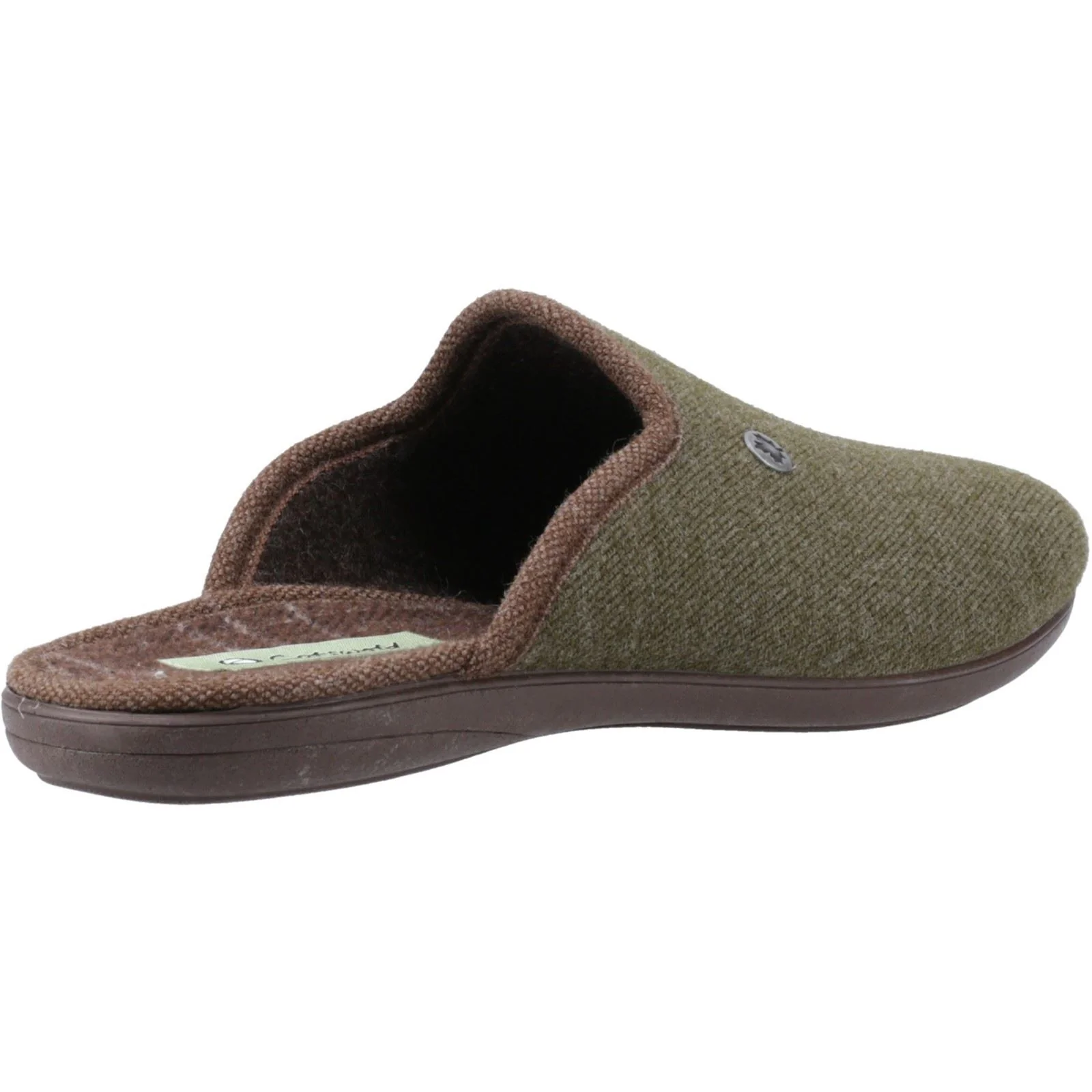 Cotswold Spelsbury Textile Men's Khaki Mules - Image 2