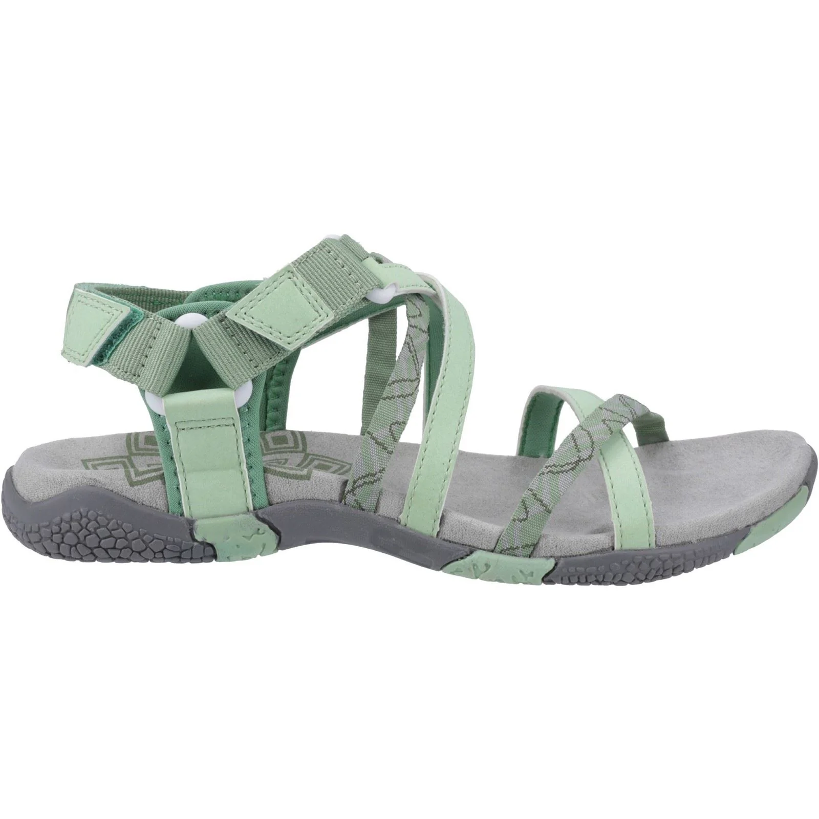 Cotswold Sunhill Nubuck Women's Green Sandals - Image 5