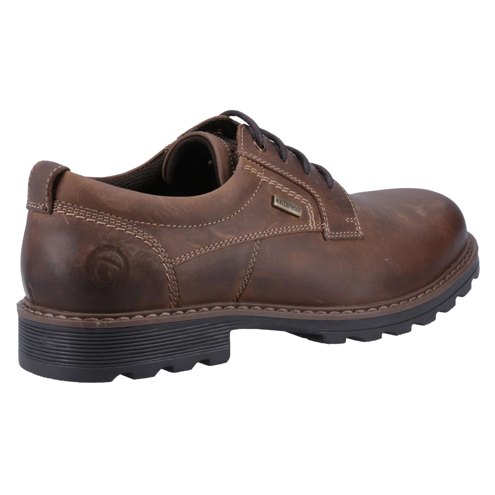 Cotswold Men's Tadwick Shoes in Dark Tan - Image 6