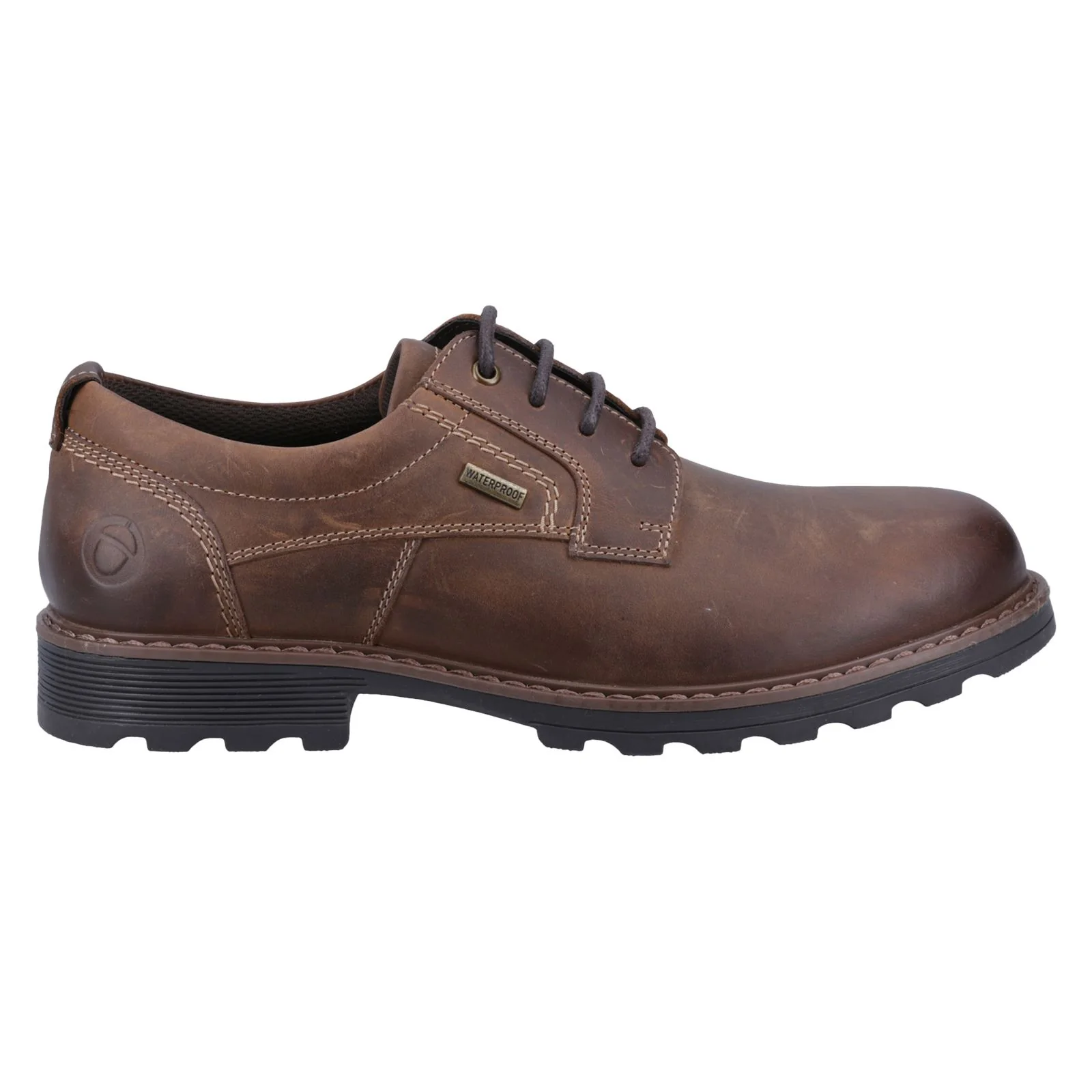 Cotswold Men's Tadwick Shoes in Dark Tan - Image 8