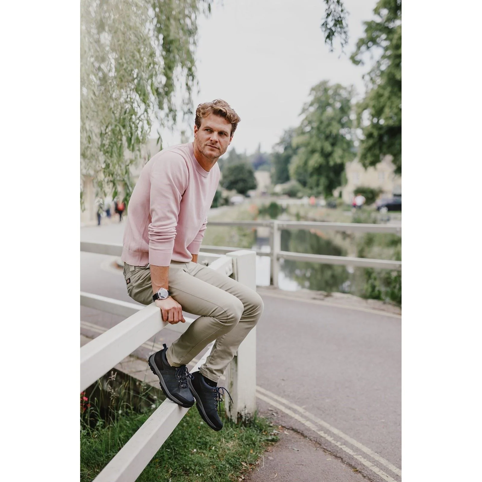 Cotswold Men's Toddington Shoe in Navy - Image 5
