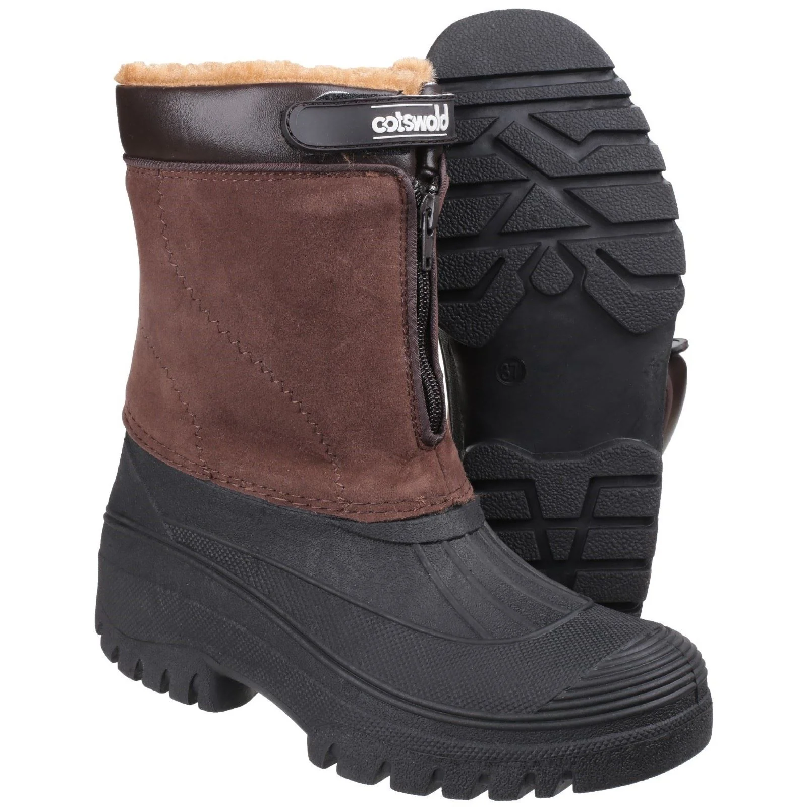 Cotswold Women's Venture Waterproof Winter Boot in Brown - Image 3