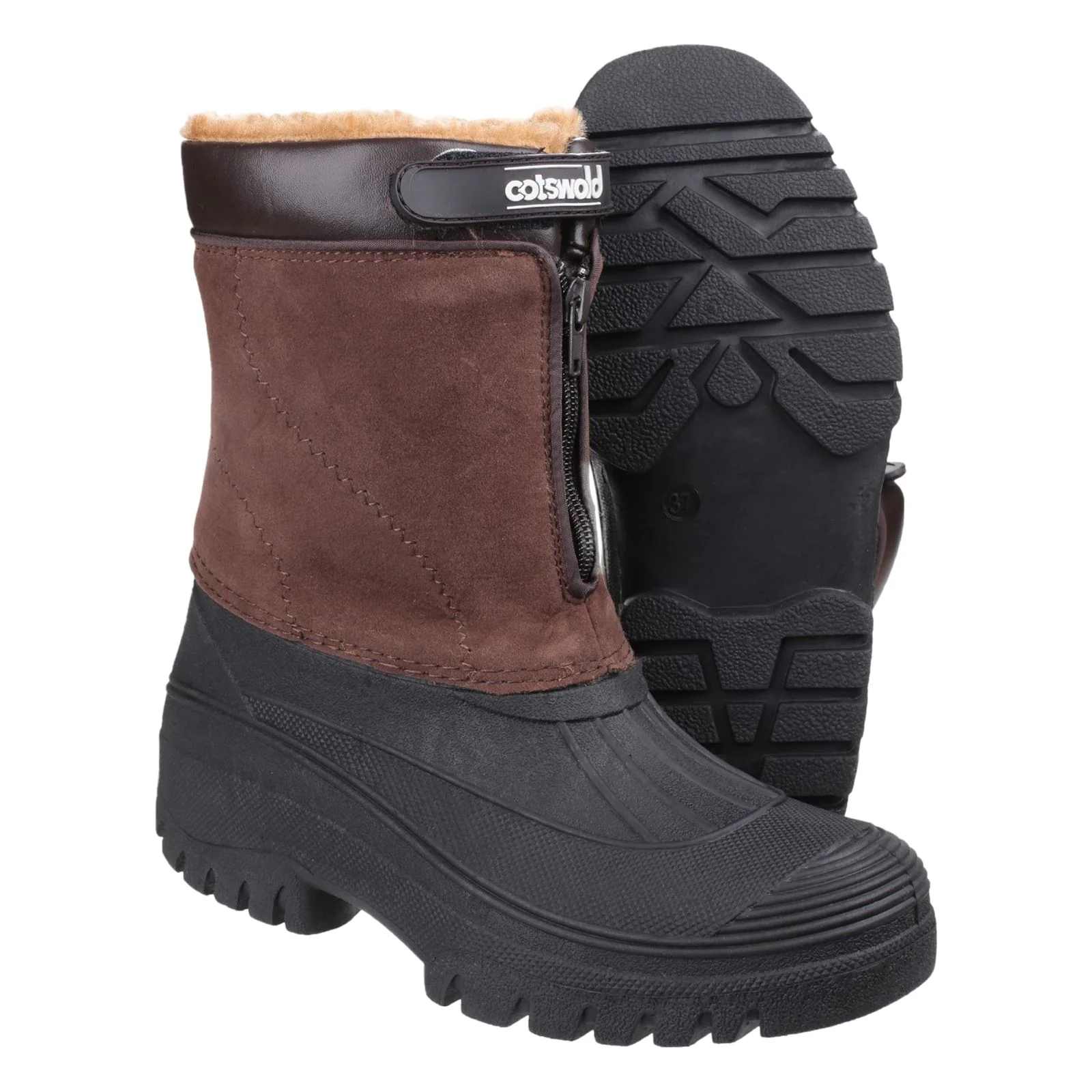 Cotswold Women's Venture Waterproof Winter Boot in Brown - Image 8