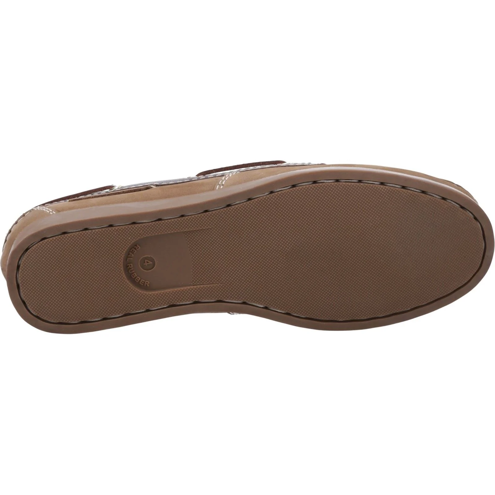 Cotswold Waterlane Leather Women's Taupe/Brown Boat Shoes - Image 3