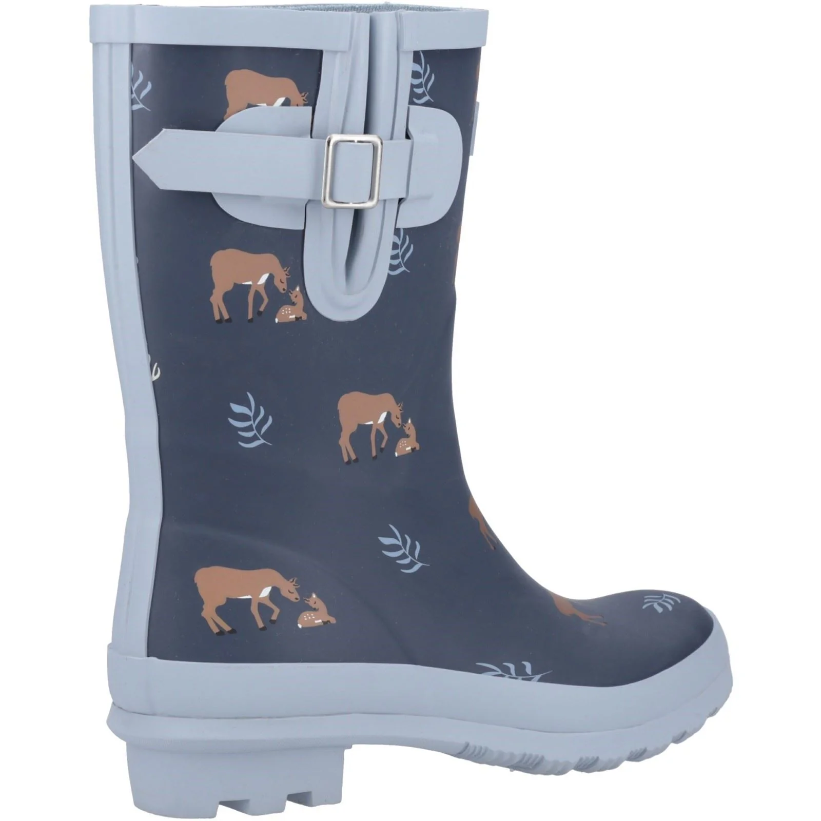 Cotswold Woodland Mid Rubber Women's Deers Wellington Boots - Image 2