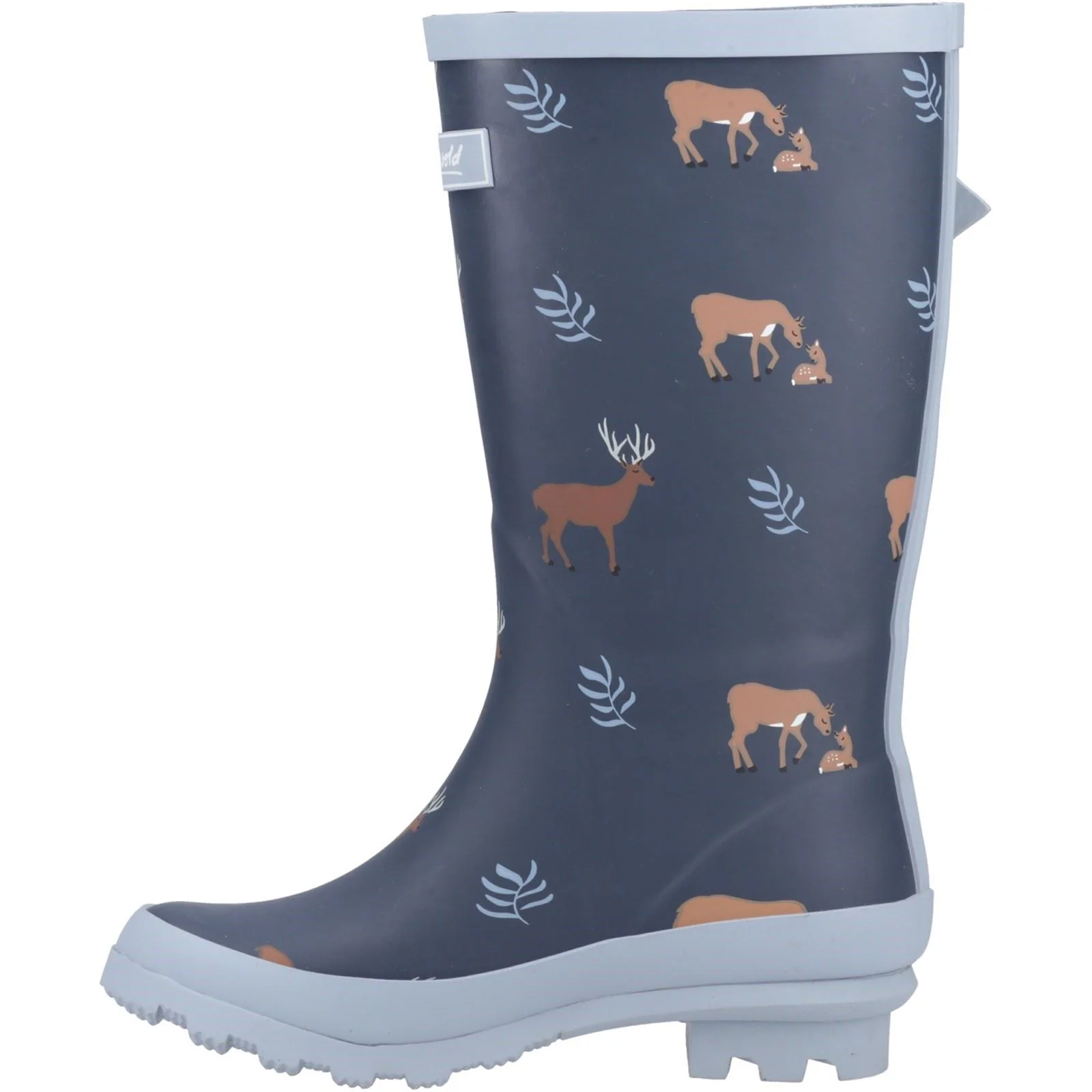 Cotswold Woodland Mid Rubber Women's Deers Wellington Boots - Image 4