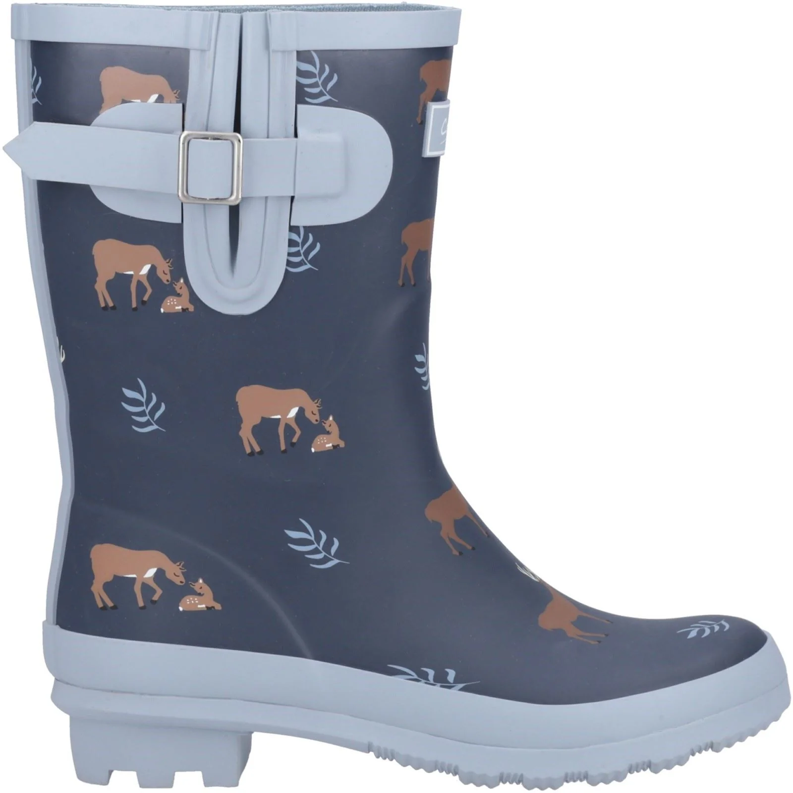 Cotswold Woodland Mid Rubber Women's Deers Wellington Boots - Image 5