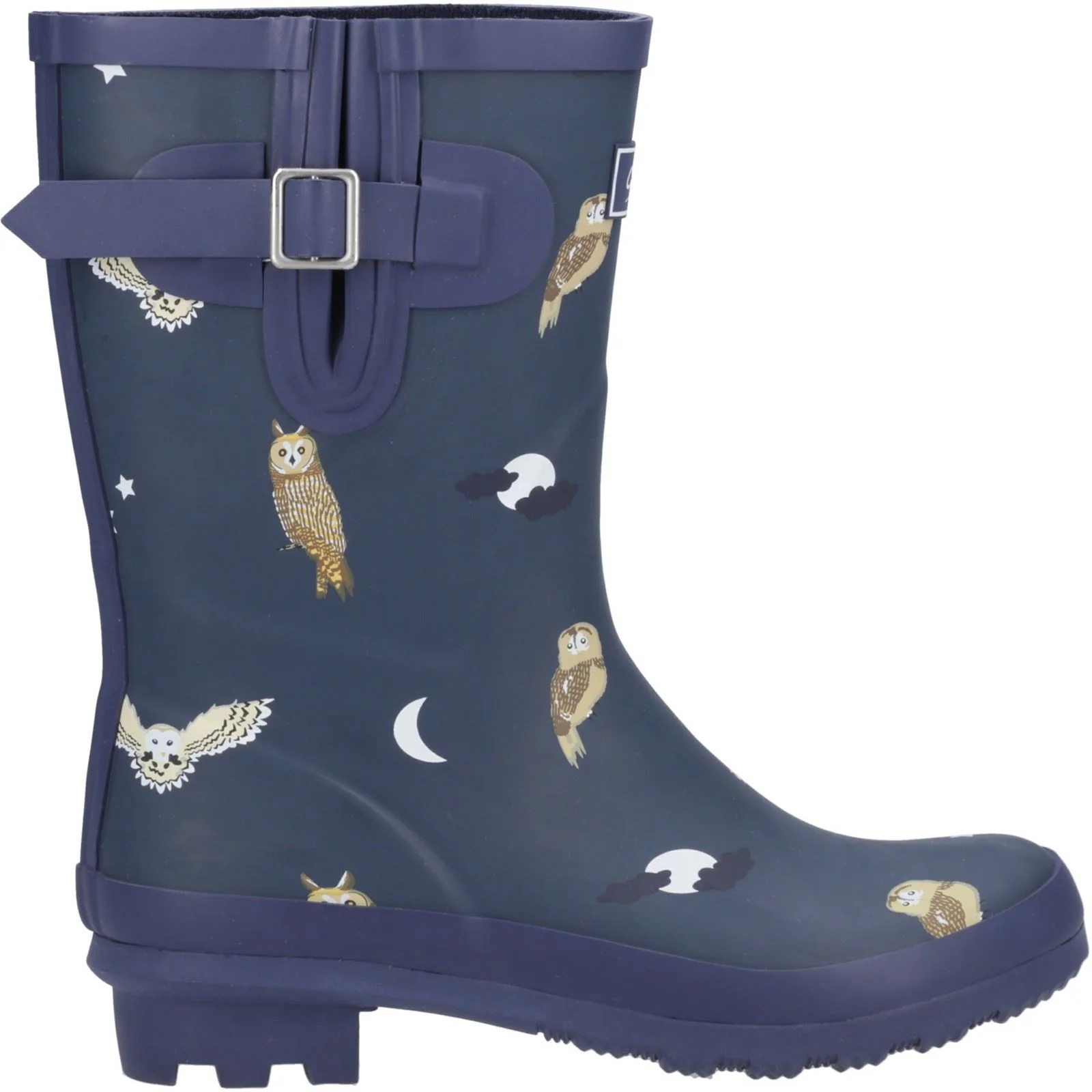 Cotswold Woodland Mid Rubber Women's Owls Wellington Boots - Image 5