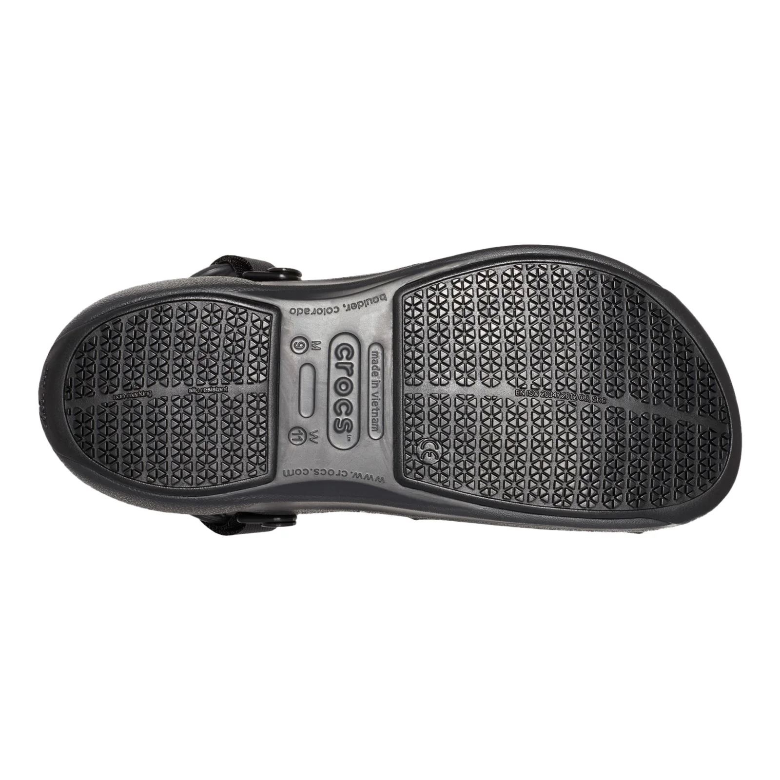 Crocs Bistro Pro Literide Clog Slip On in Black - Image 9