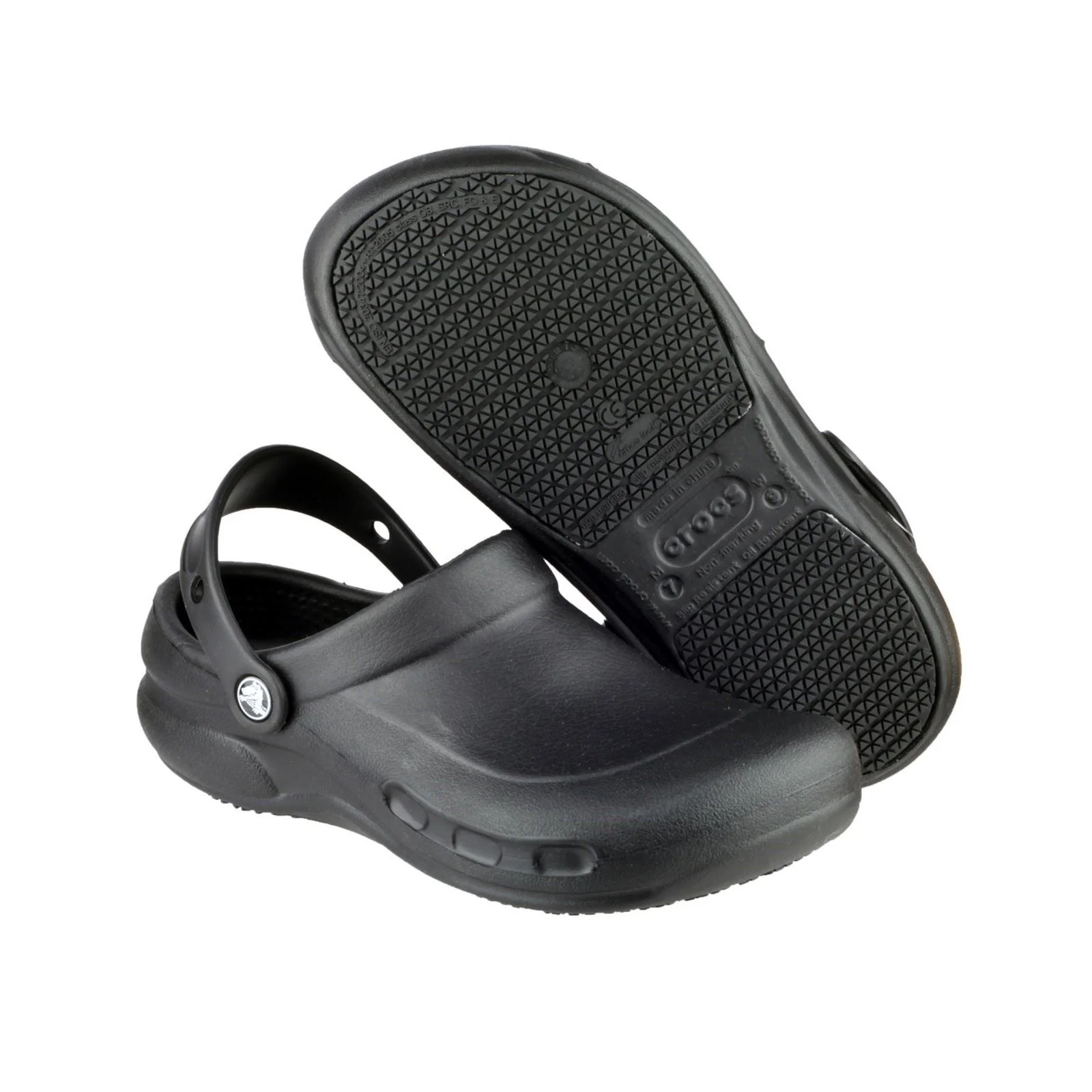 Crocs Bistro Work Clog in Black - Image 3
