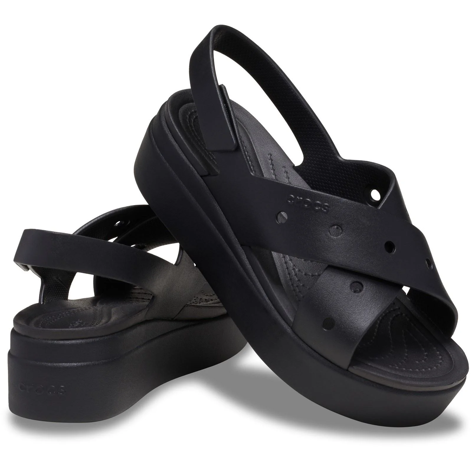 Crocs Brooklyn 4U EVA Women's Black Sandals - Image 3