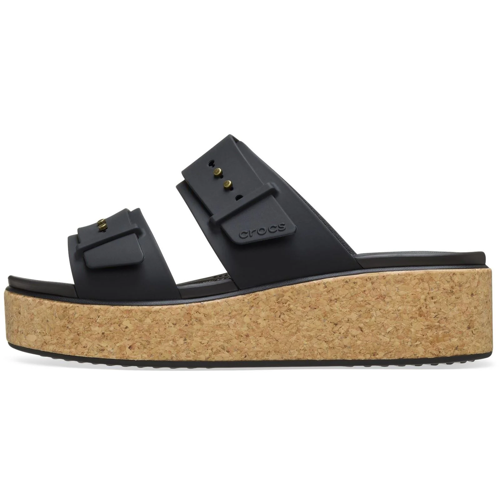 Crocs Brooklyn Buckle Women's Black Sandals - Image 6