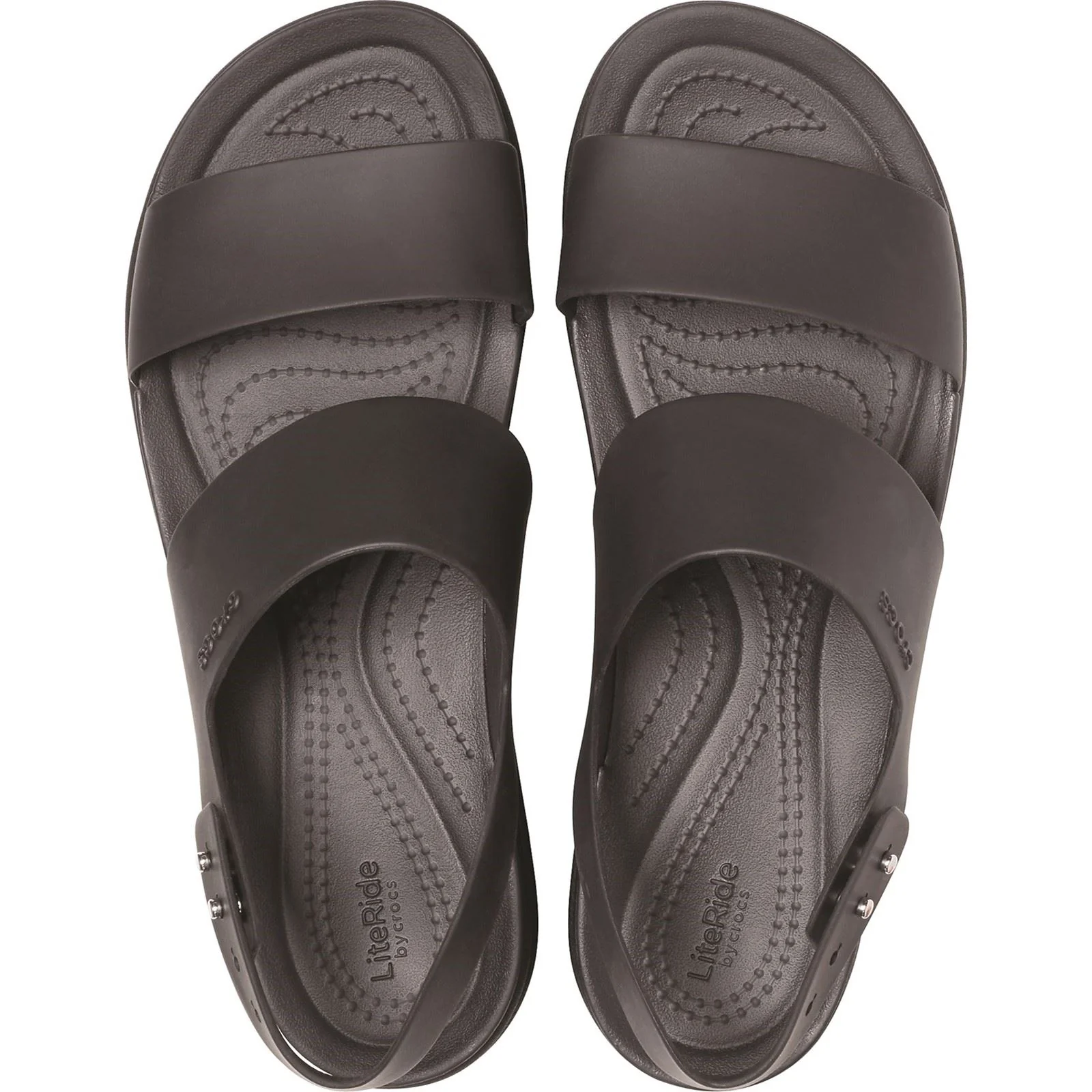 Crocs Women's Brooklyn Low Wedge Platform Sandal in Black - Image 5