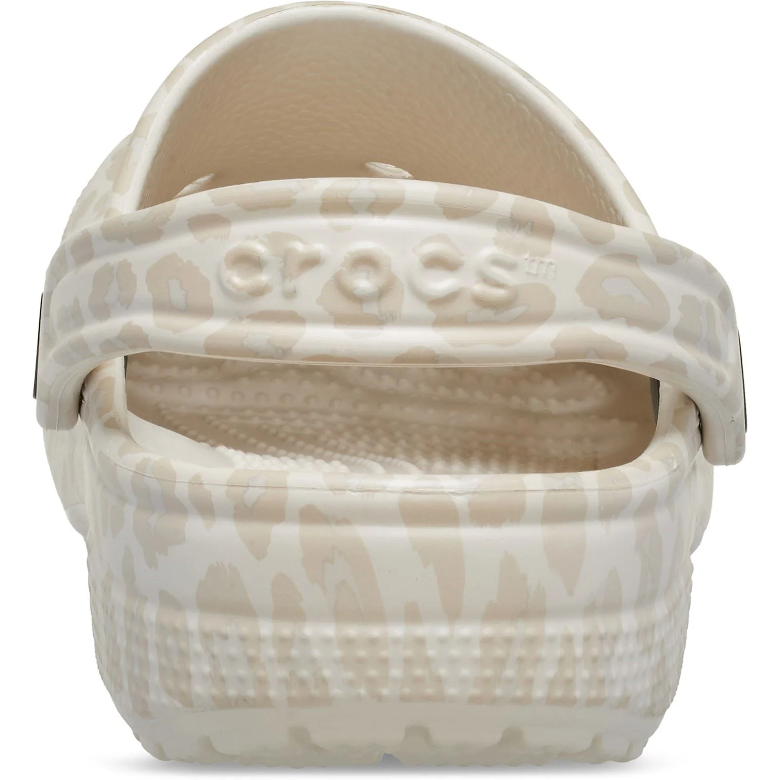 Crocs Classic Animal EVA Women's Almond Tint/Leopard Clogs - Image 2