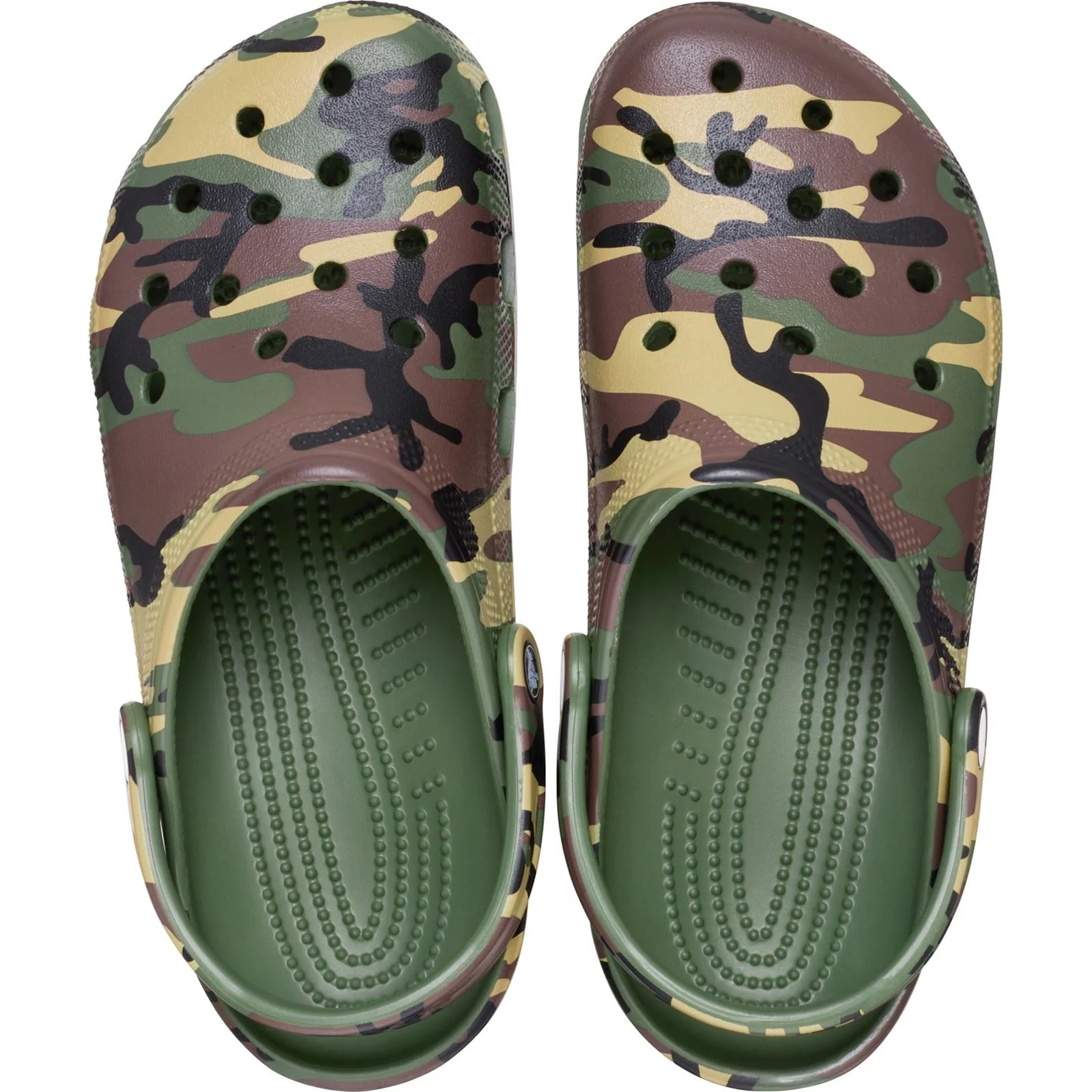Crocs Classic Camouflage EVA Men's Army Green Clogs - Image 5