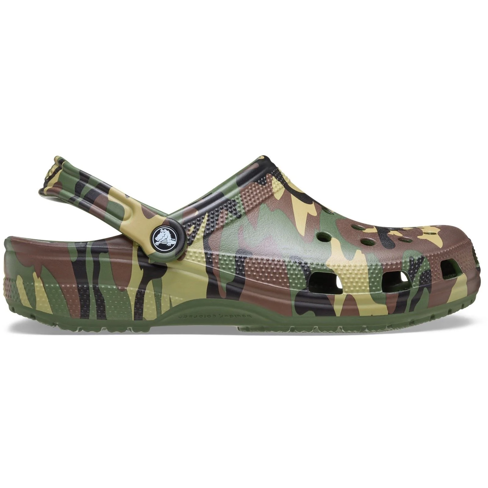 Crocs Classic Camouflage EVA Men's Army Green Clogs - Image 7