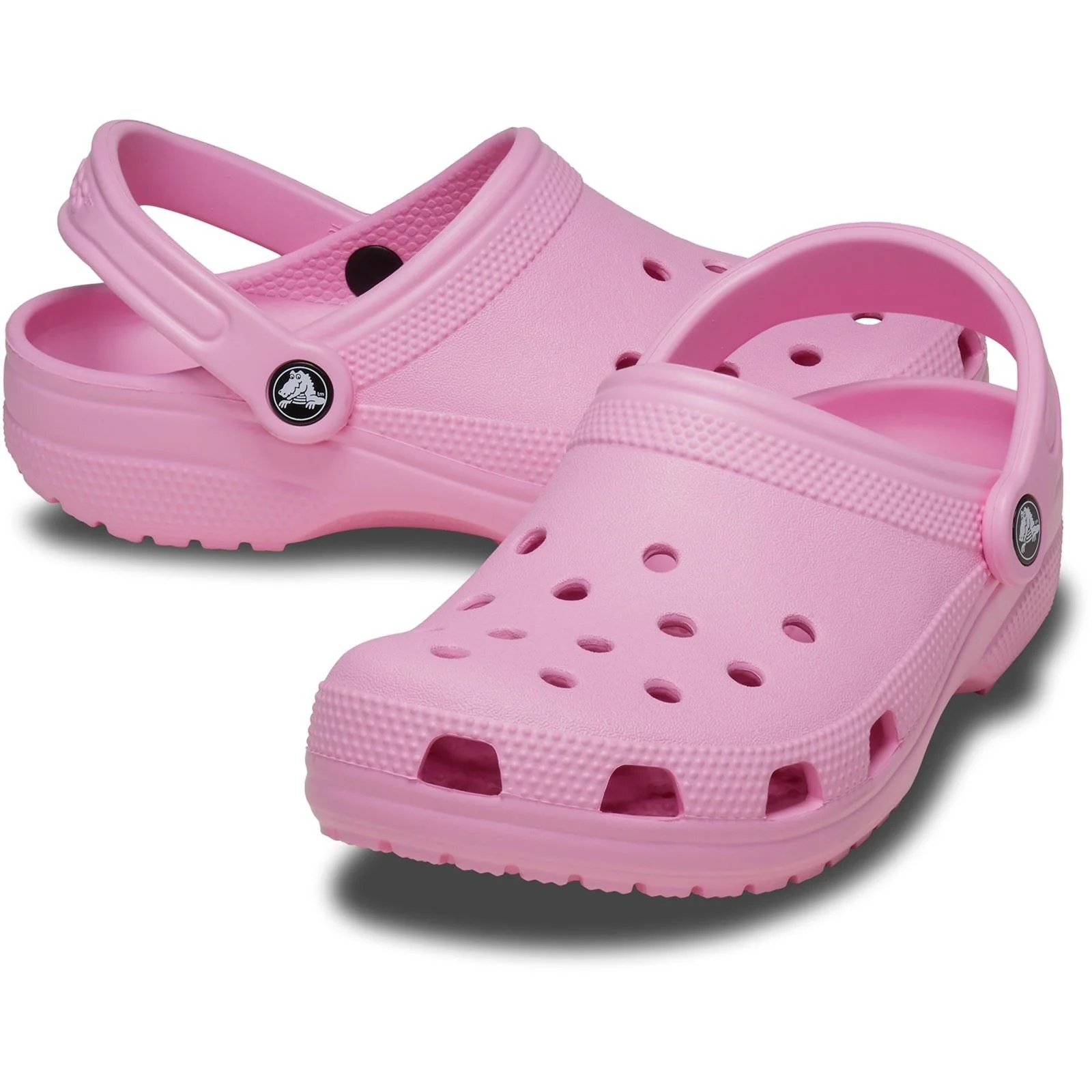 Crocs Classic Clog in Pink Tweed - Image 3