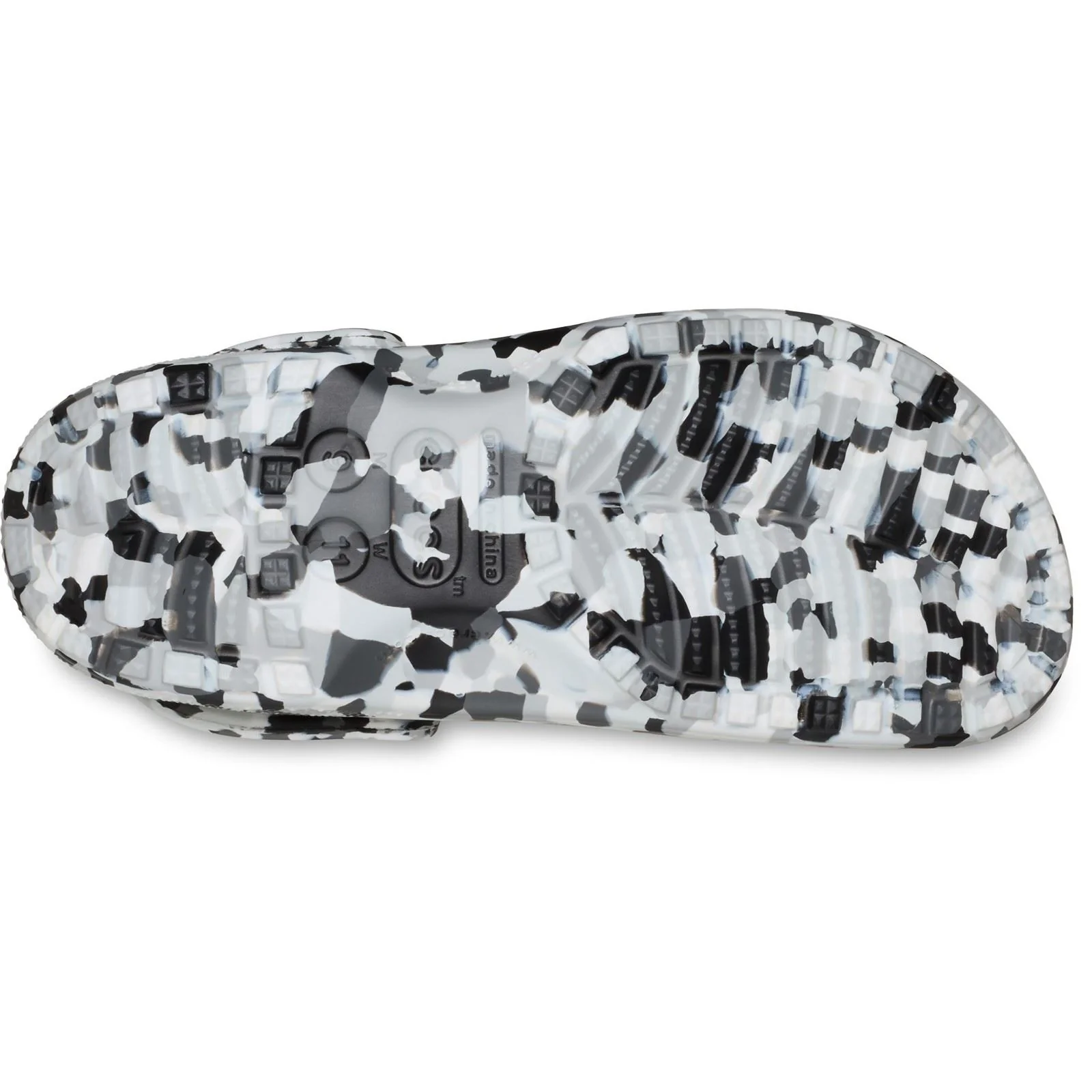 Crocs Classic Confetti EVA Black/White Clogs - Image 3