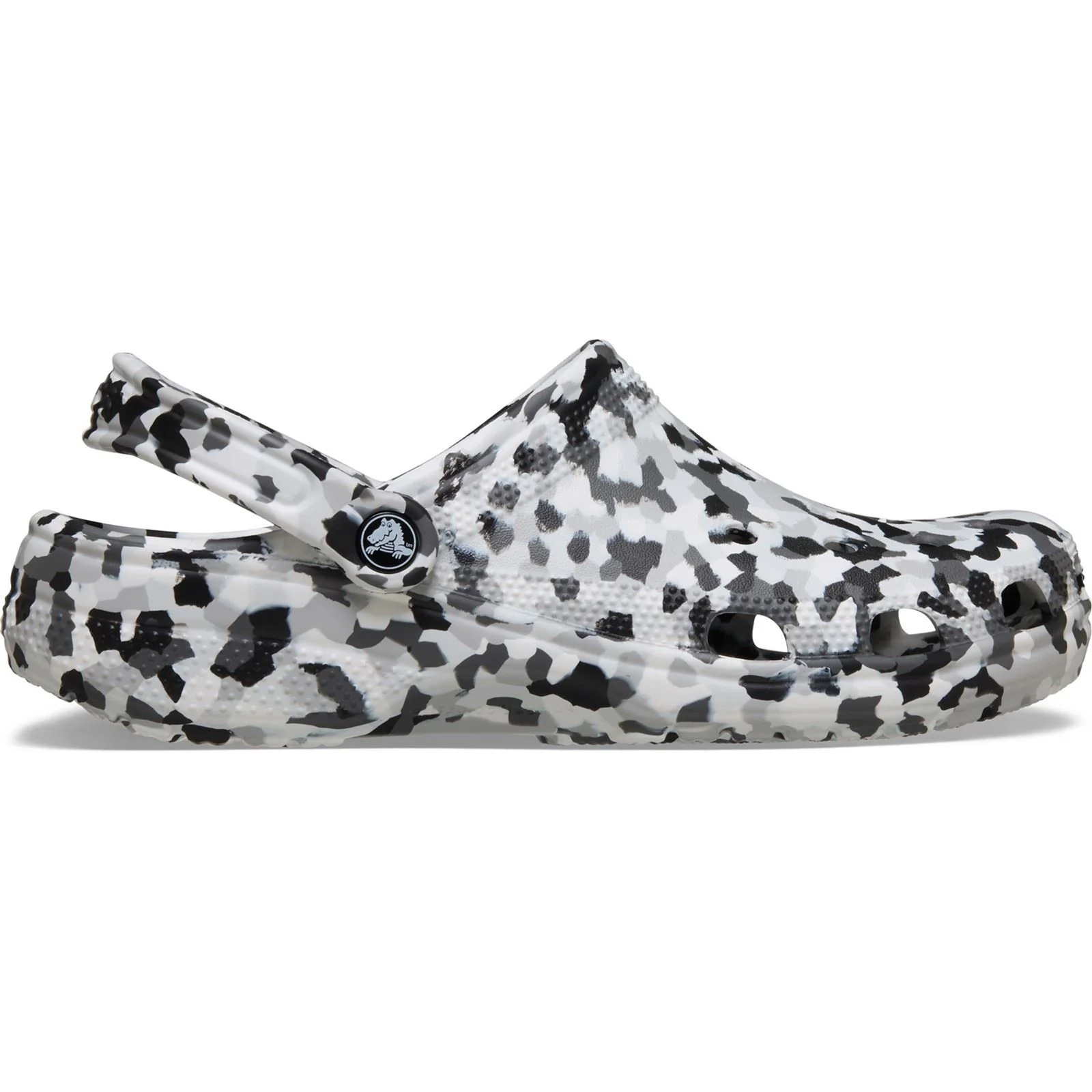 Crocs Classic Confetti EVA Black/White Clogs - Image 4