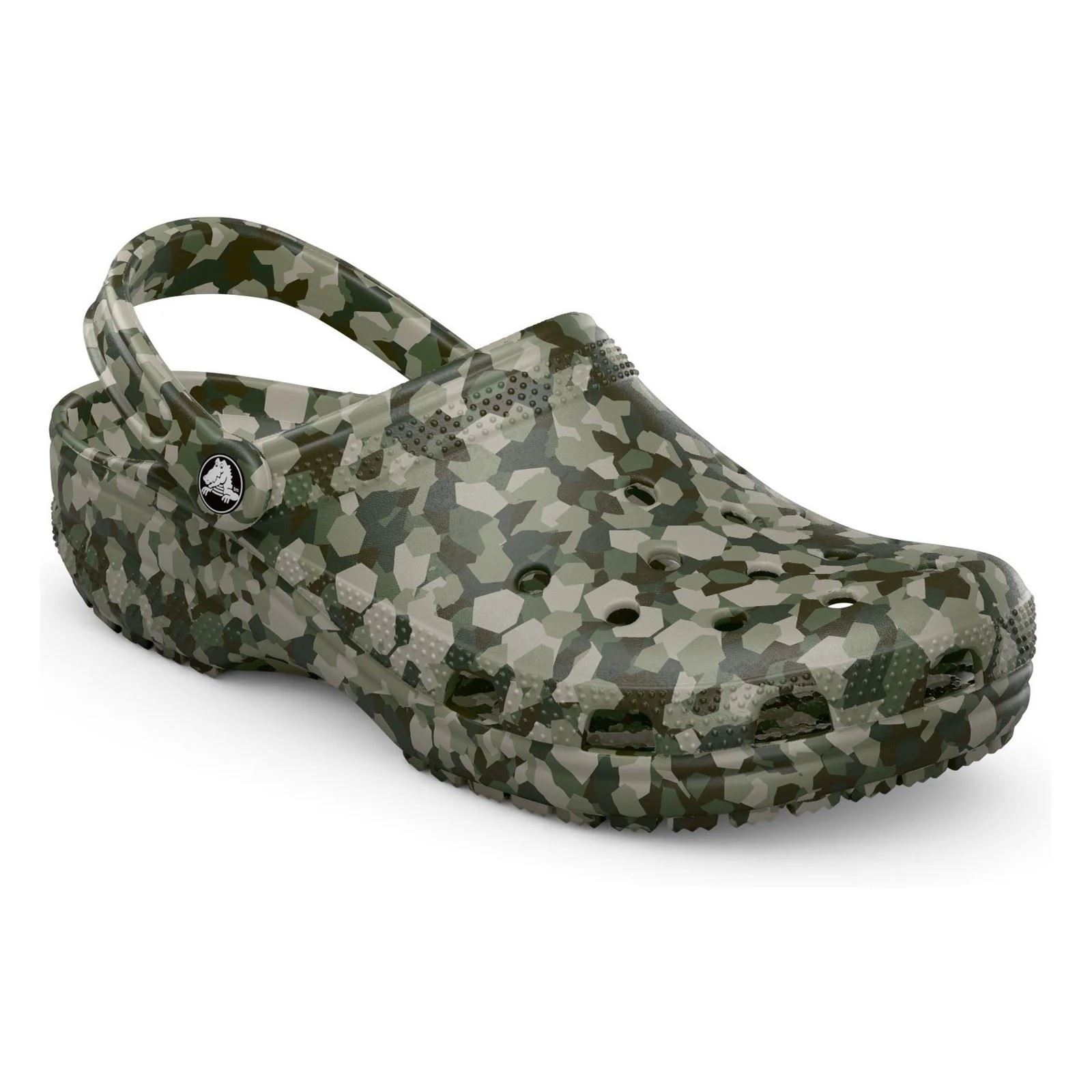 Crocs Classic Confetti EVA Men's Army Green Clogs