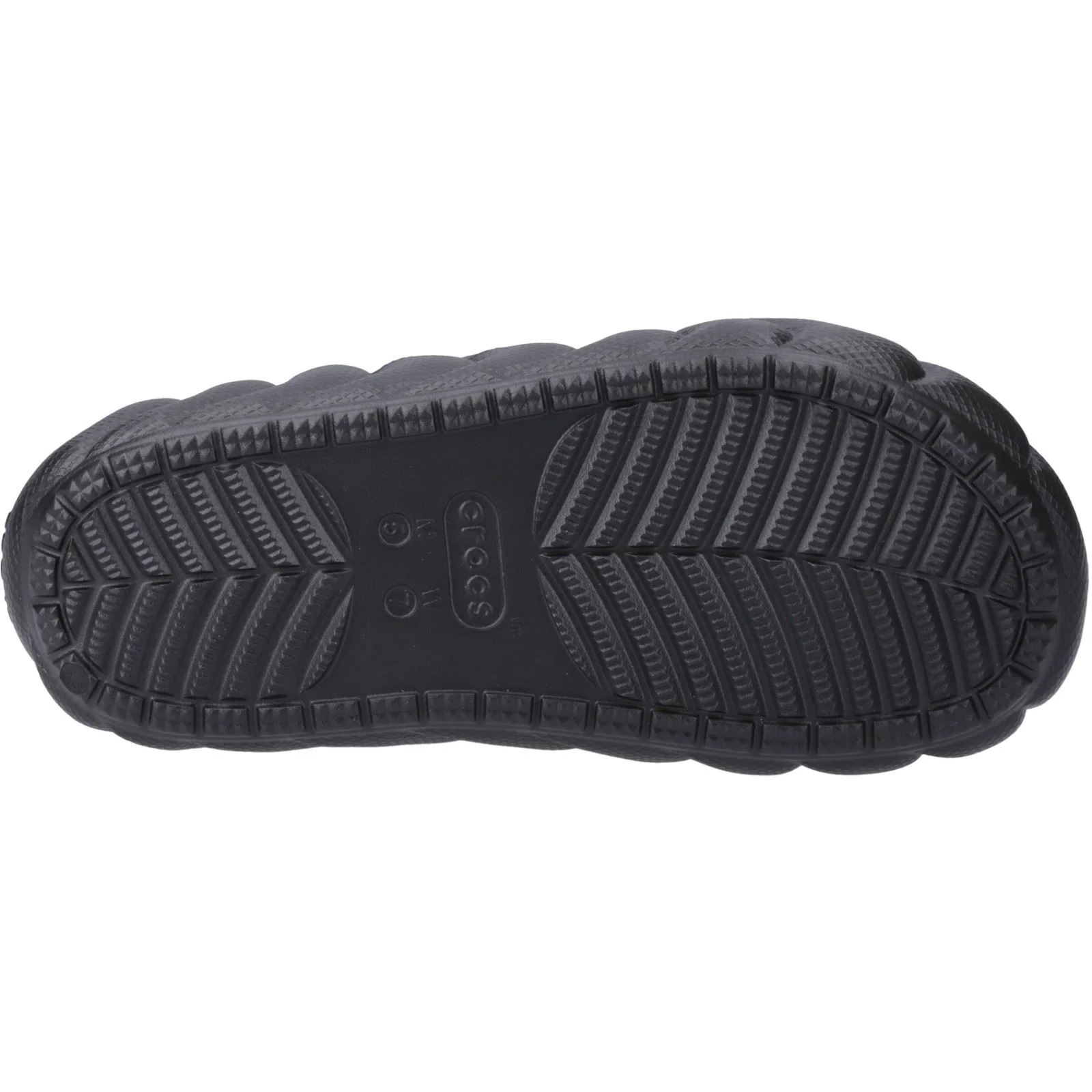 Crocs Women's Classic Cozzzy Overpuff Sandal in Black - Image 3