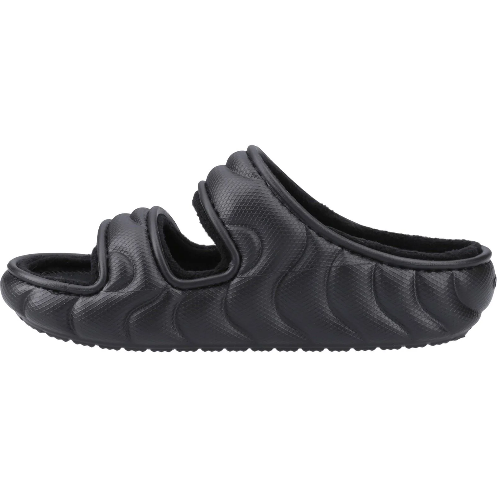 Crocs Women's Classic Cozzzy Overpuff Sandal in Black - Image 4
