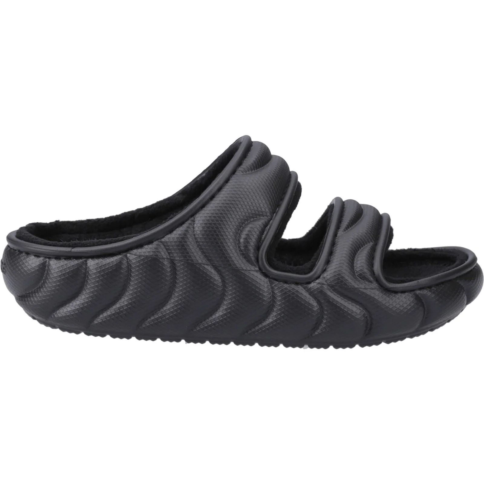 Crocs Women's Classic Cozzzy Overpuff Sandal in Black - Image 5