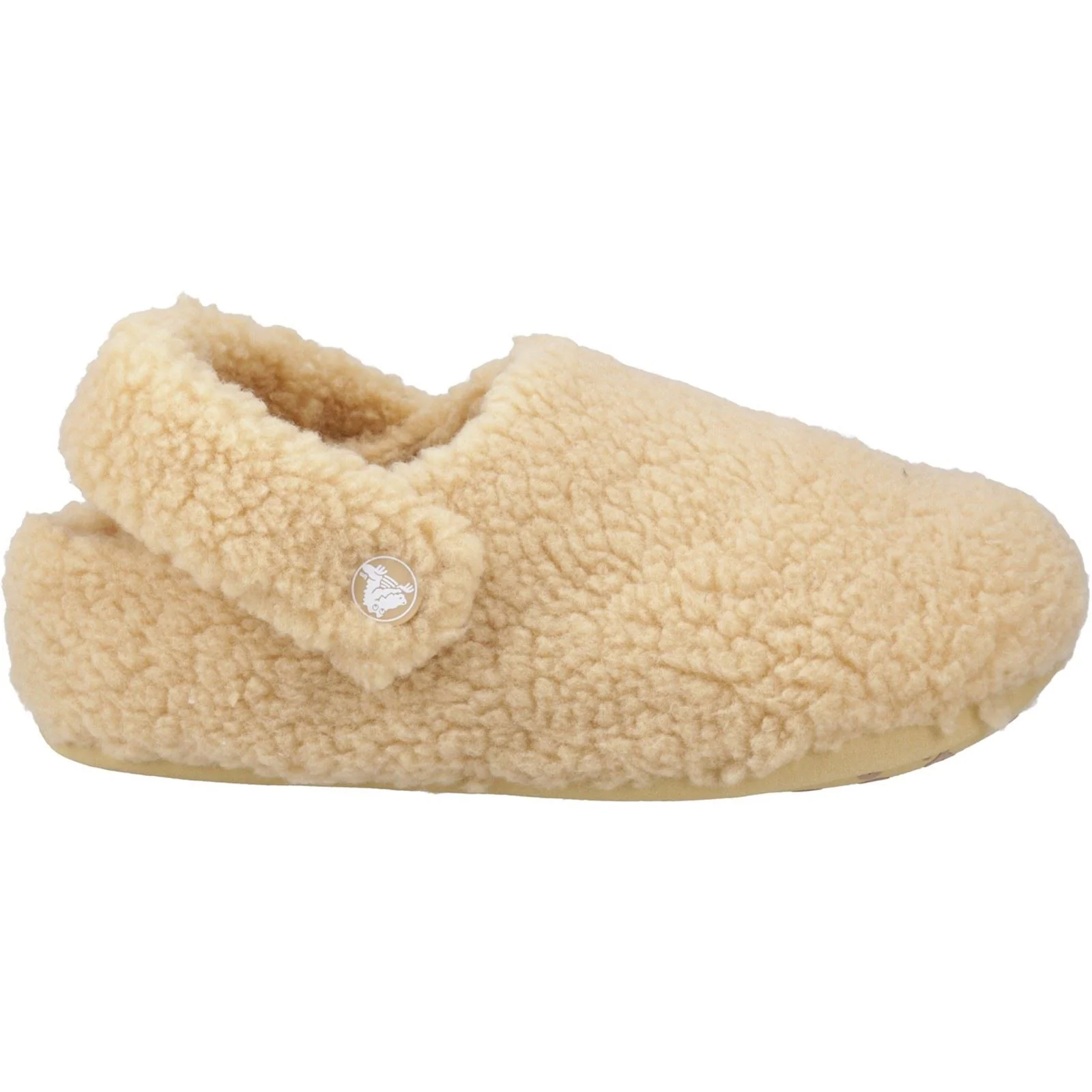 Crocs Unisex Kids Classic Cozzzy Slipper in Wheat - Image 5