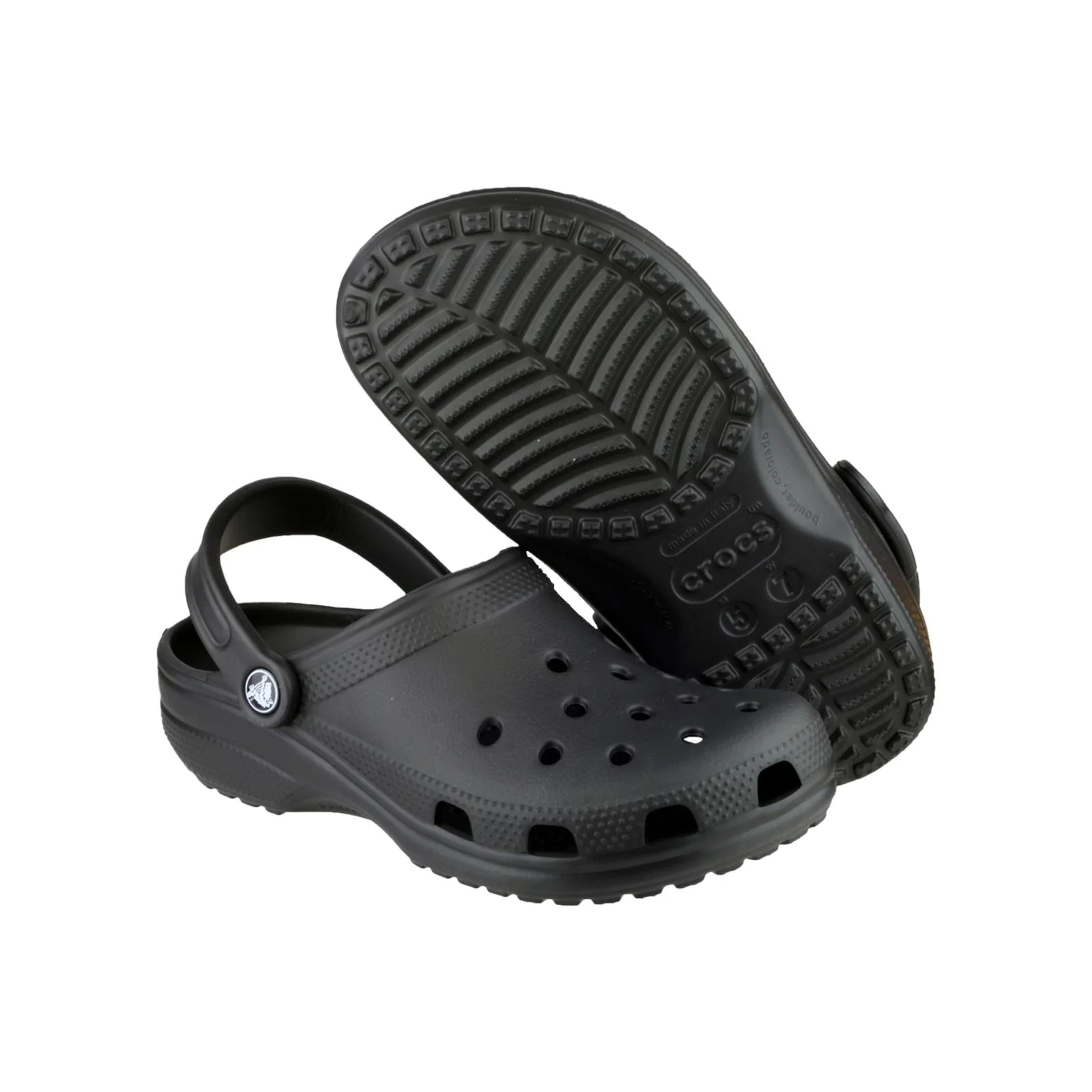 Crocs Classic Clog in Black - Image 8