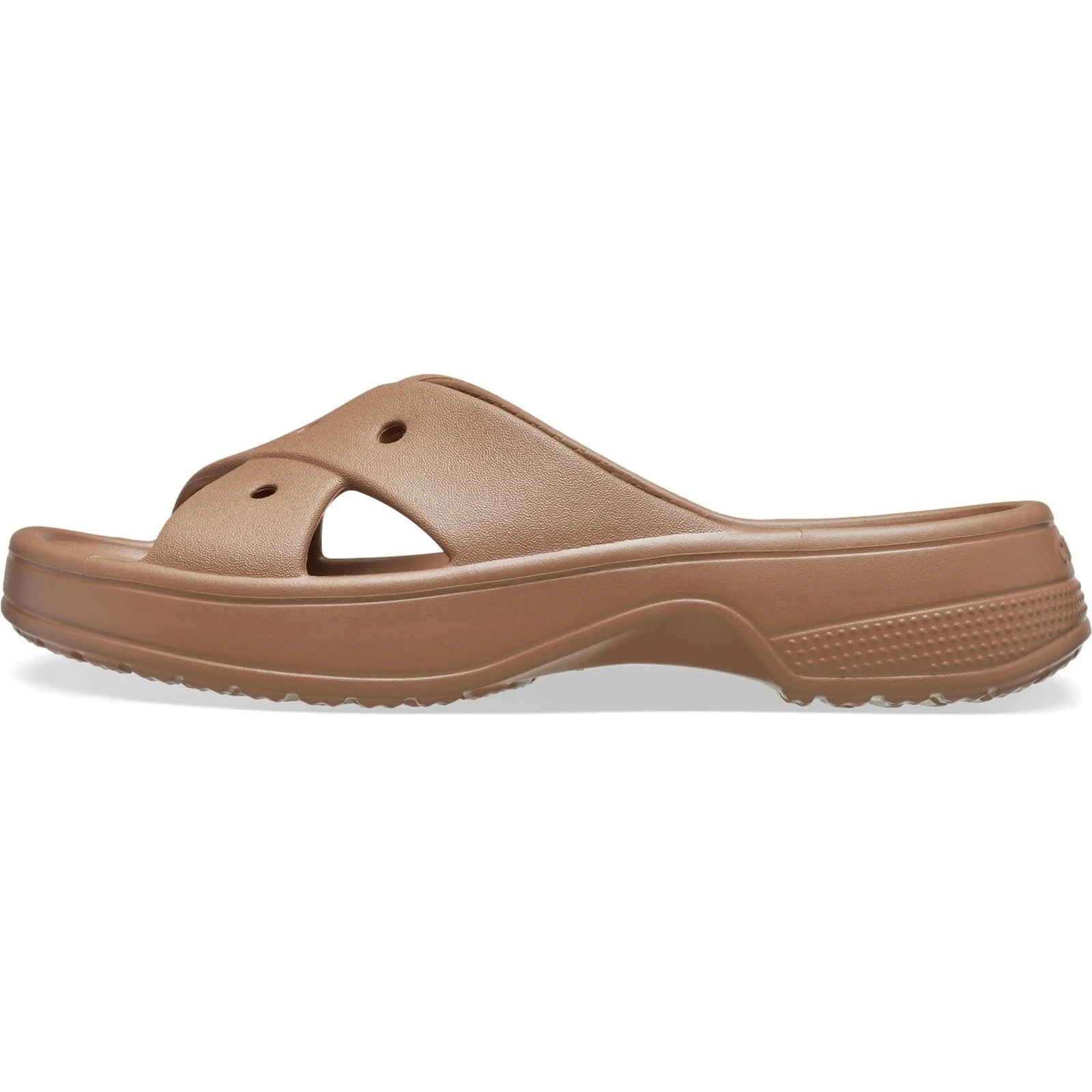 Crocs Classic Cross Strap Thermoplastic Women's Milk Chocolate Sandals - Image 6