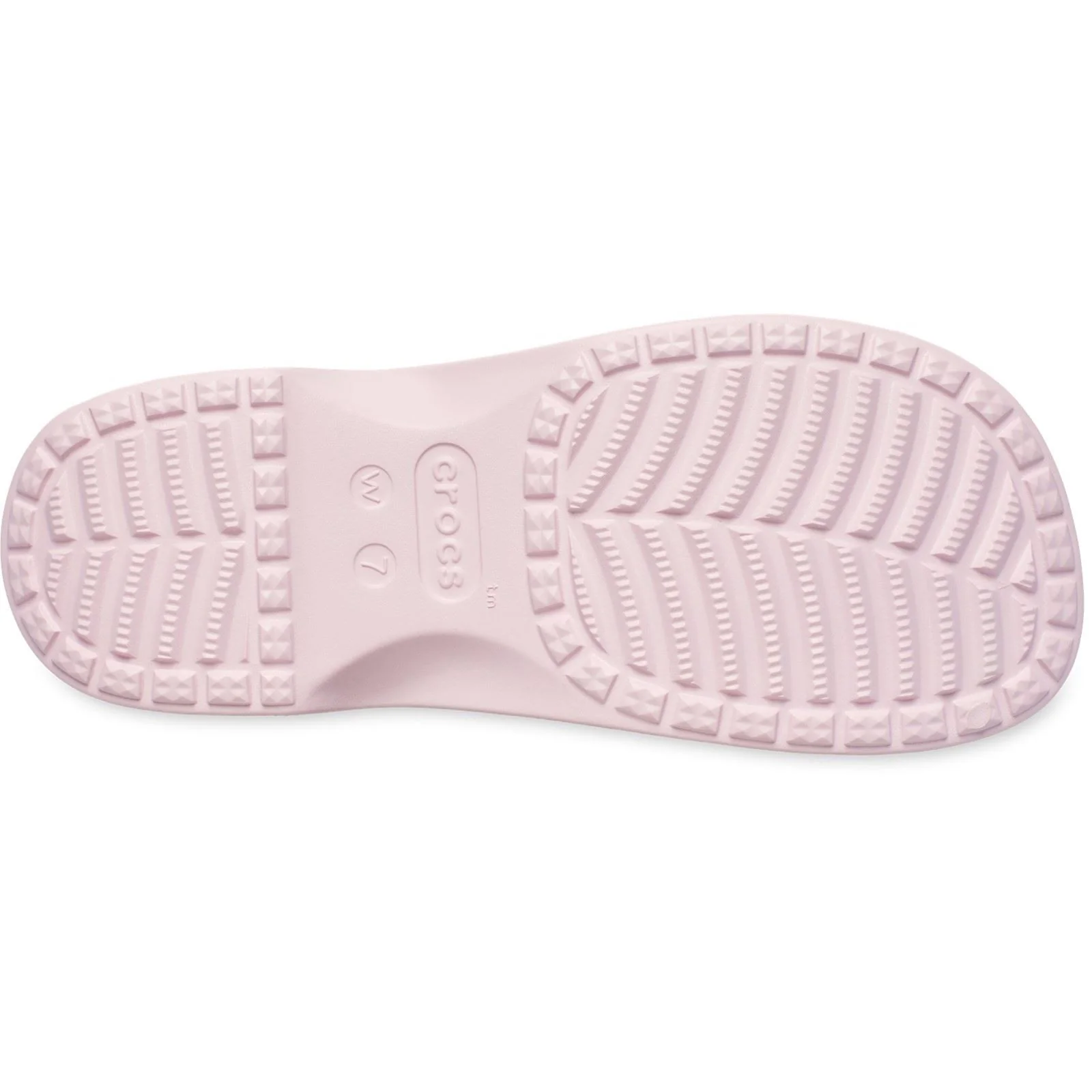 Crocs Classic Cross Strap Thermoplastic Women's Pink Milk Sandals - Image 4