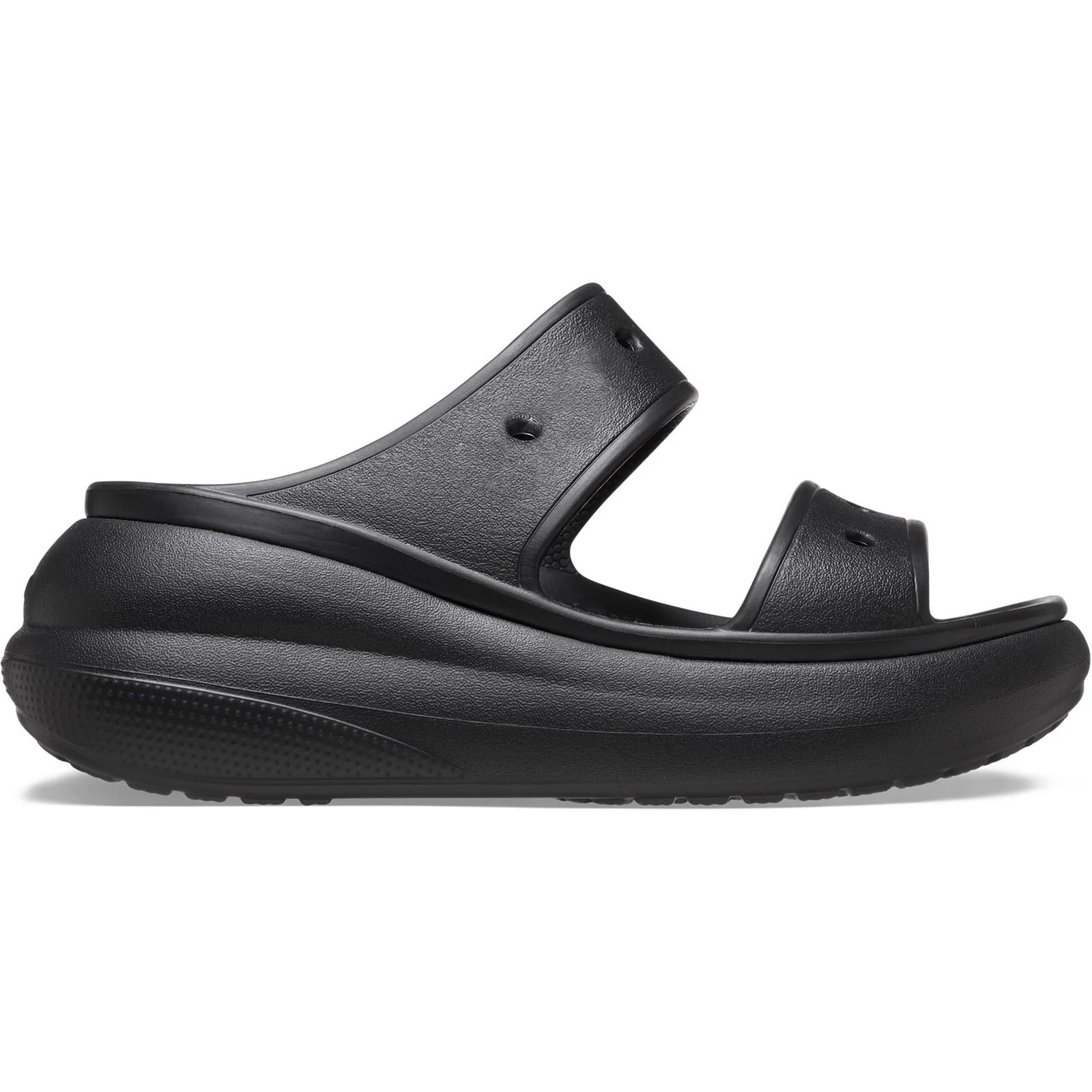 Crocs Classic Crush Sandal in Black - Image 6