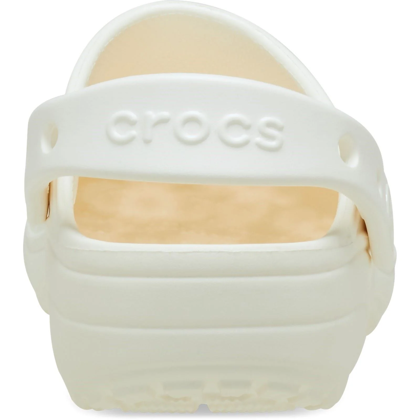 Crocs Classic Floral Cut Out Thermoplastic Chalk Clogs - Image 2