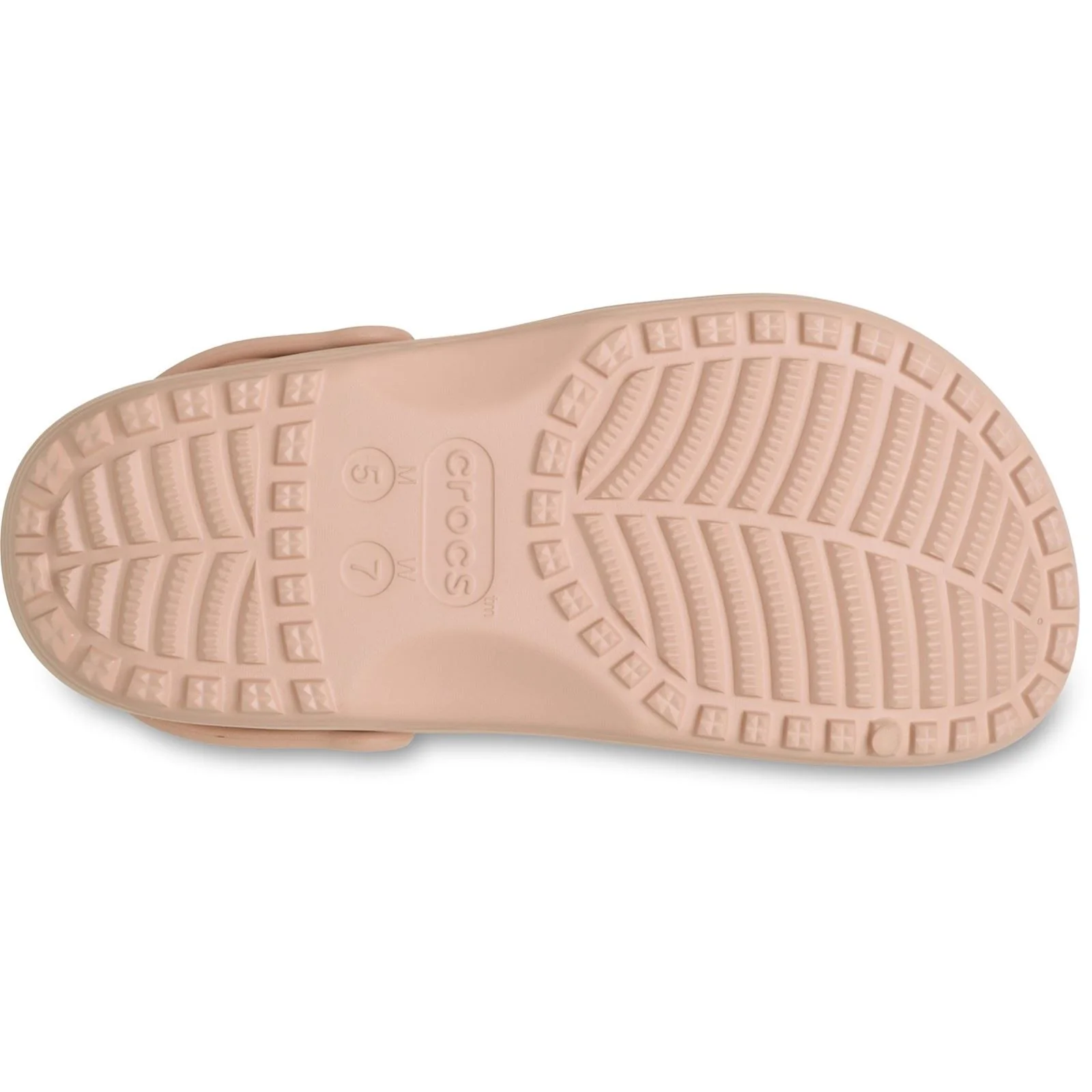 Crocs Classic Floral Cut Out Thermoplastic Pink Caramel Clogs - Image 4