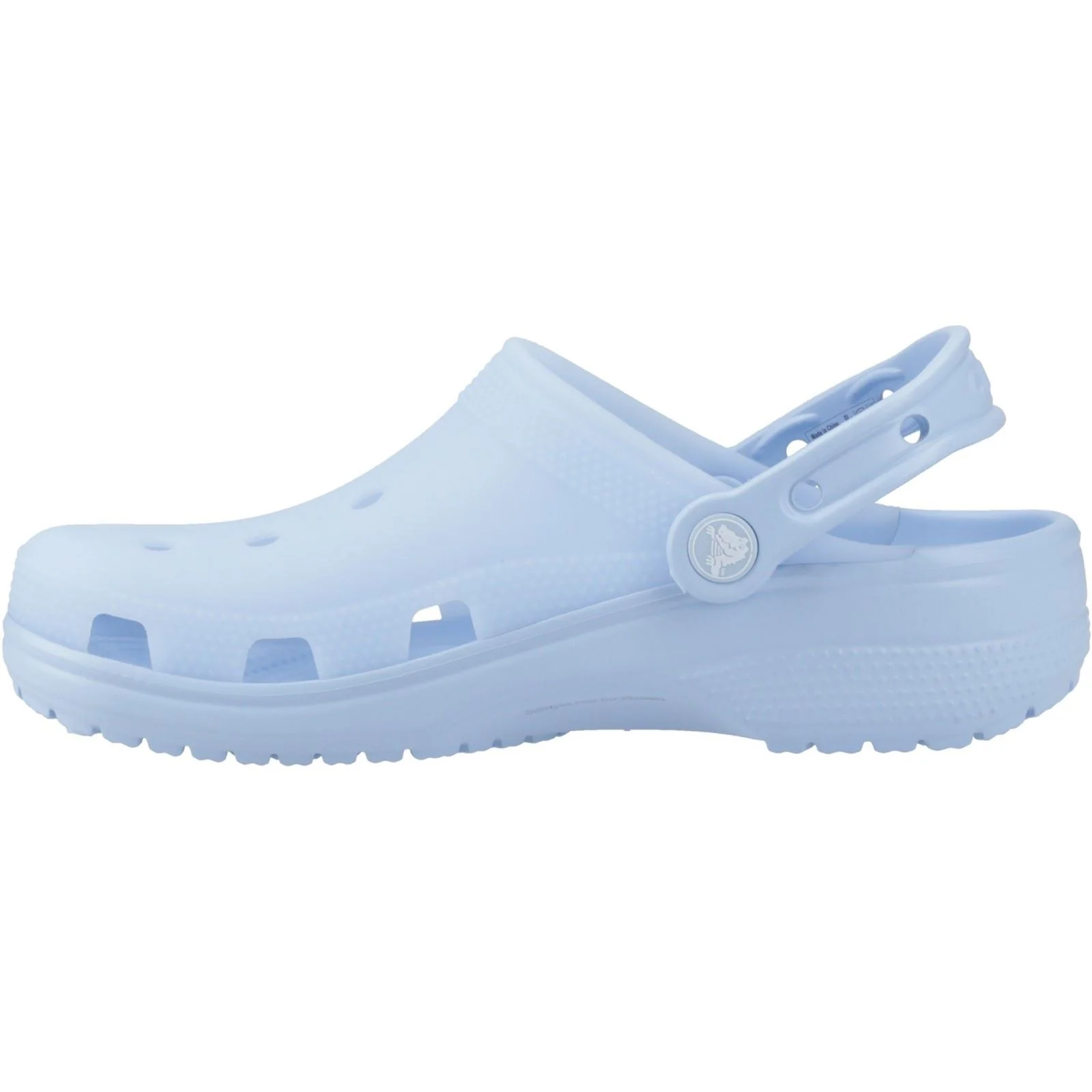 Crocs Classic Frosted Thermoplastic Blue Calcite Clogs - Image 4