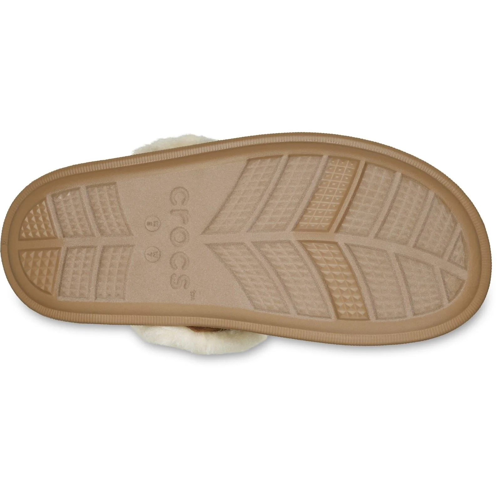 Crocs Classic Fuzz Scuff Thermoplastic Sepia Slippers - Image 4