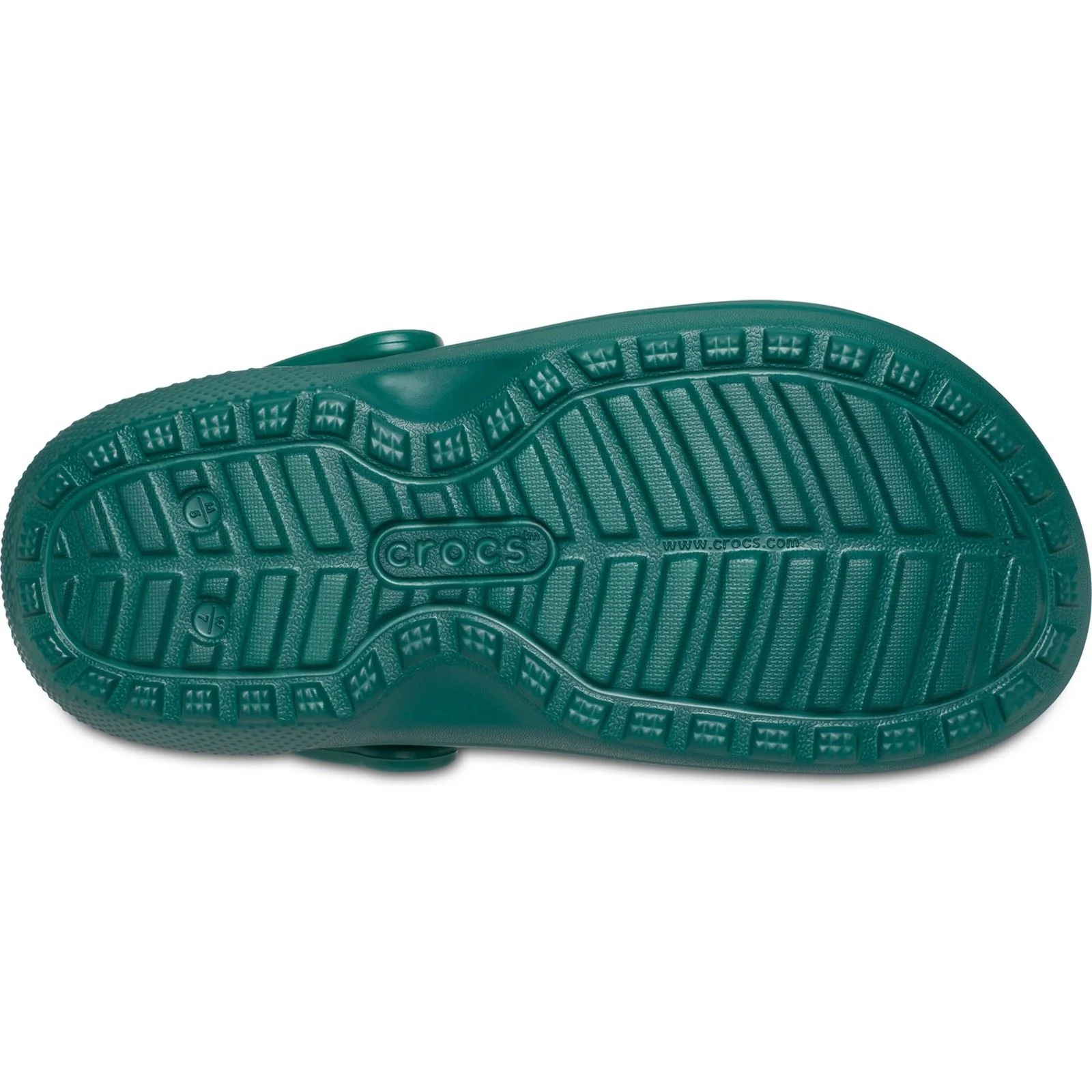 Crocs Women's Classic Lined Clog in Emerald - Image 4