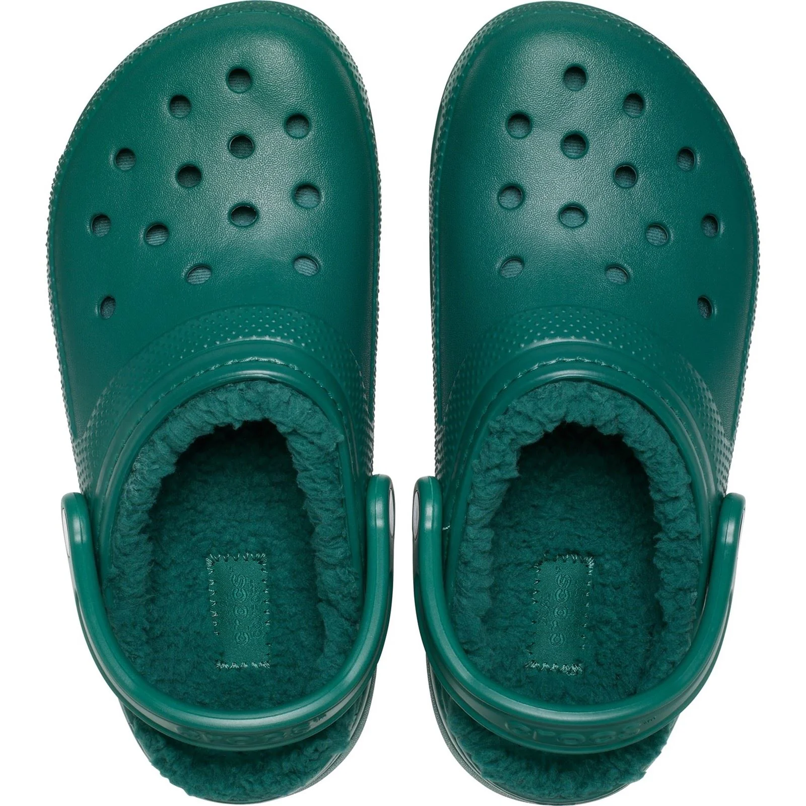 Crocs Women's Classic Lined Clog in Emerald - Image 5