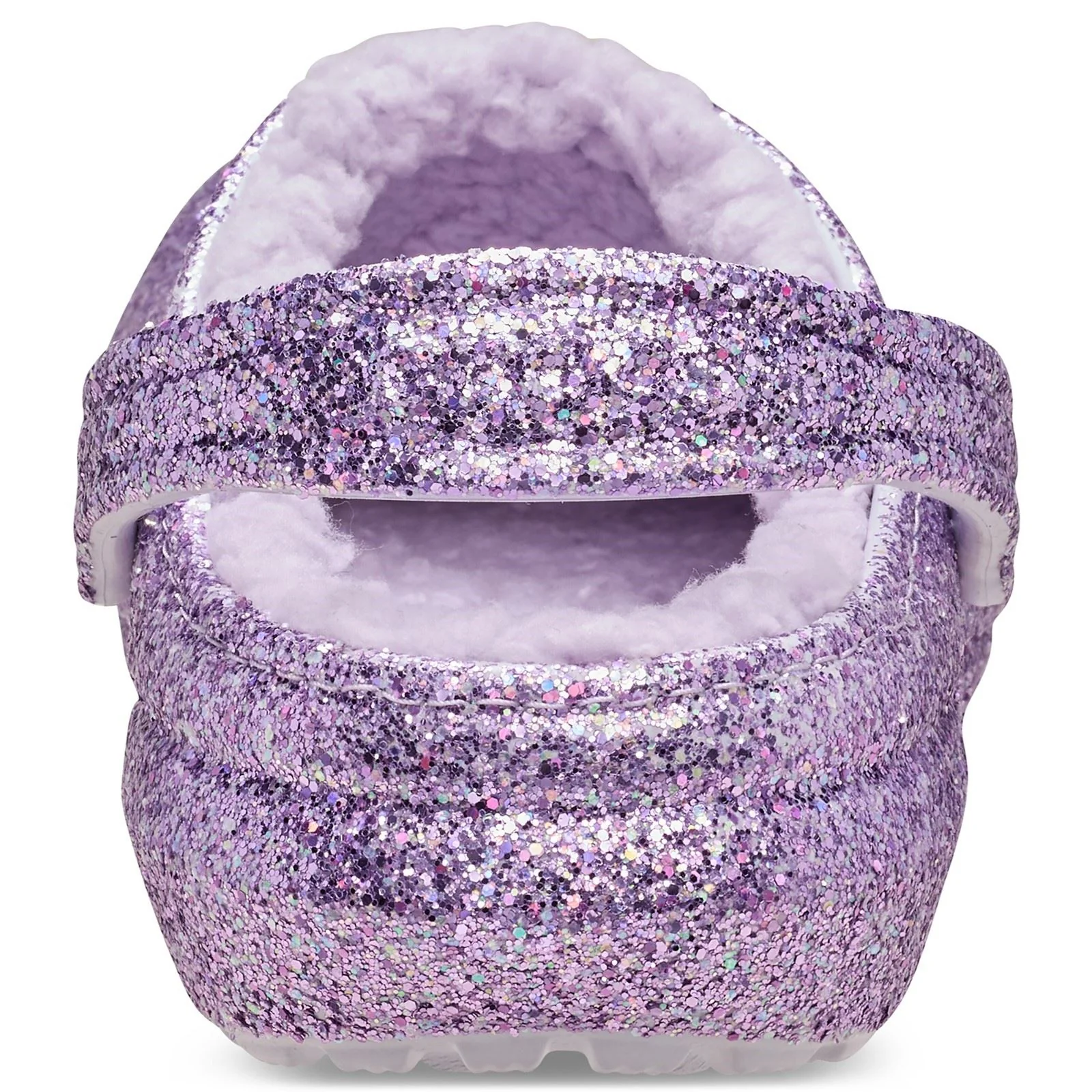 Crocs Classic Lined Clog Thermoplastic Kid's Purple Moon Clogs - Image 2