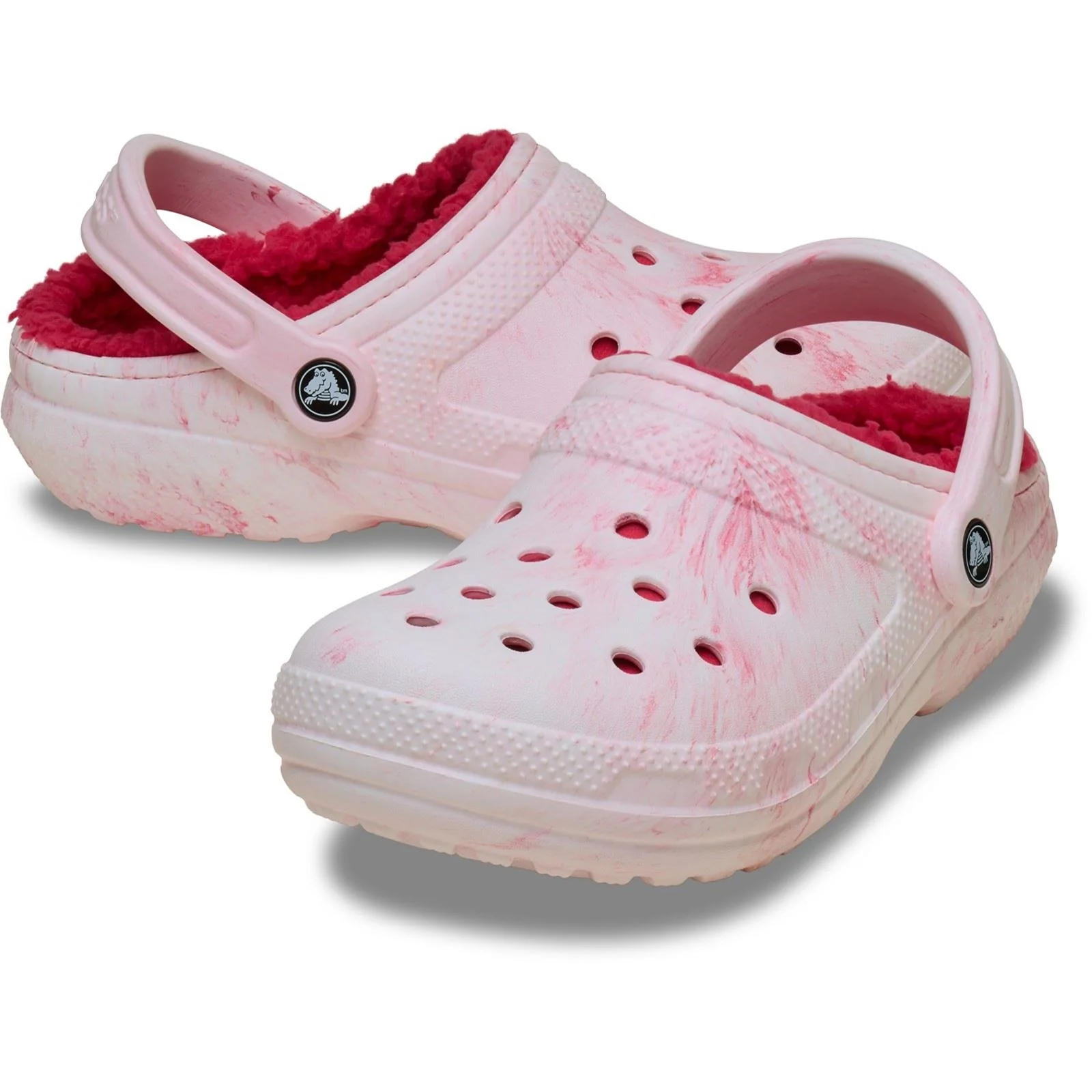 Crocs Classic Lined Thermoplastic Women's Powder Pink Clogs - Image 3
