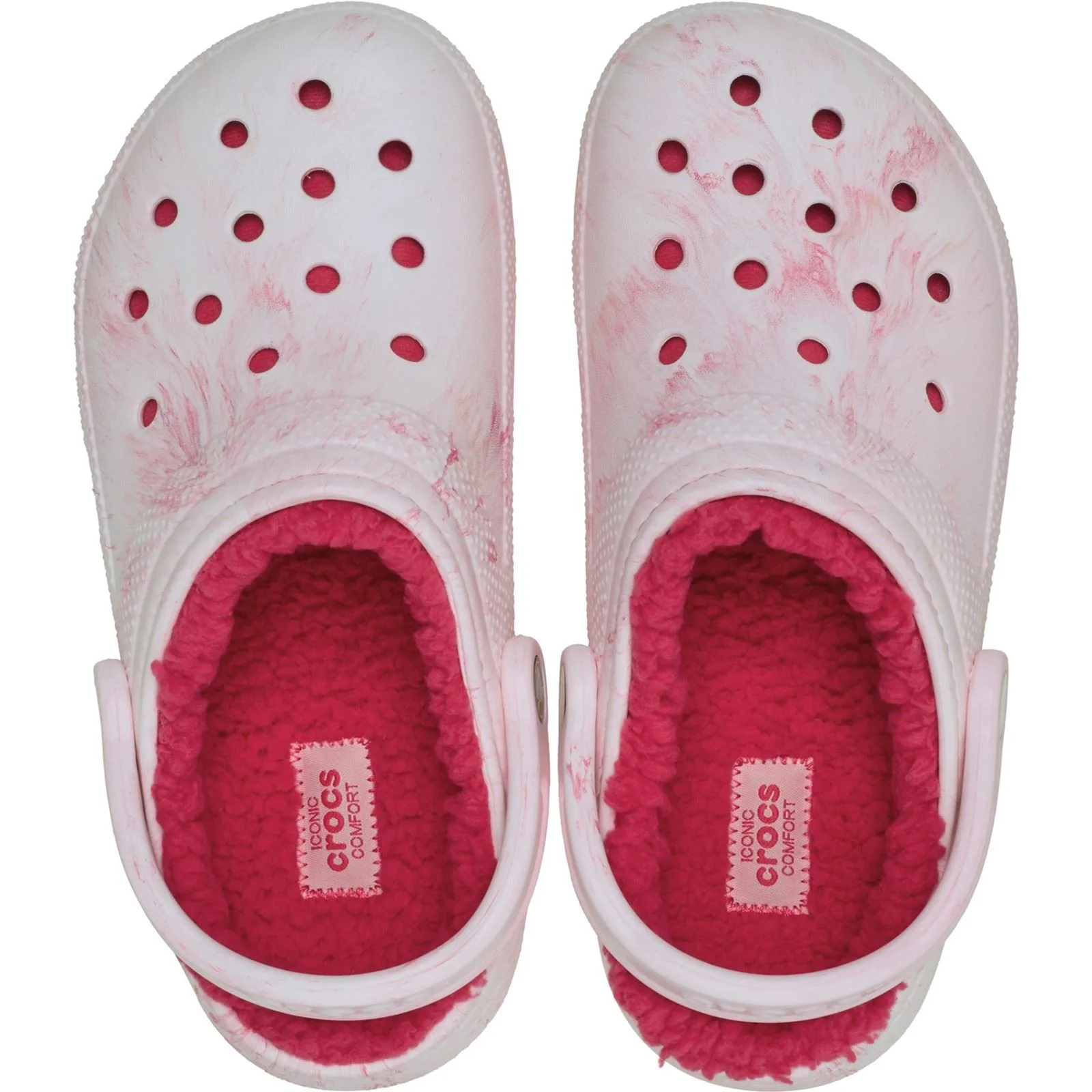 Crocs Classic Lined Thermoplastic Women's Powder Pink Clogs - Image 5