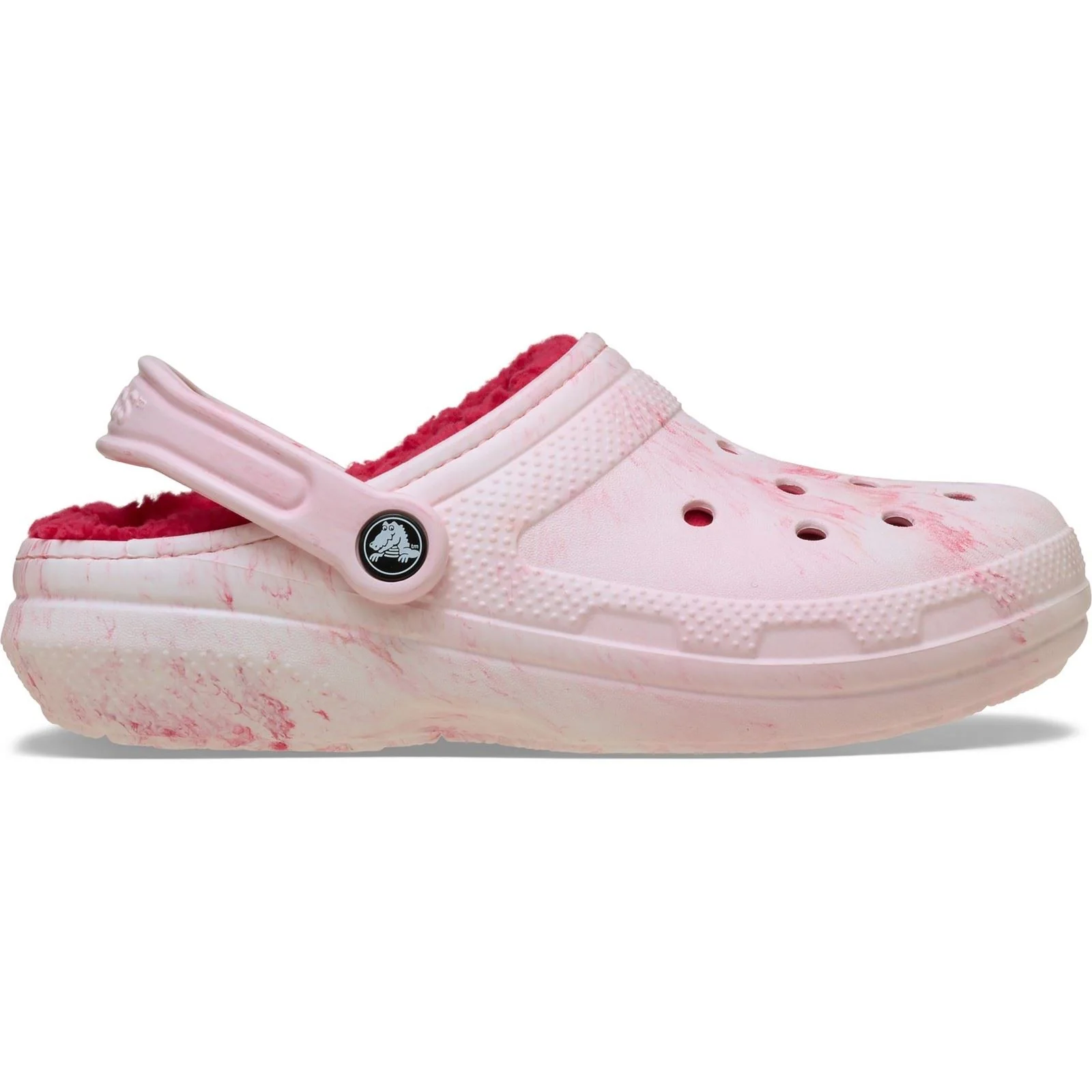 Crocs Classic Lined Thermoplastic Women's Powder Pink Clogs - Image 6