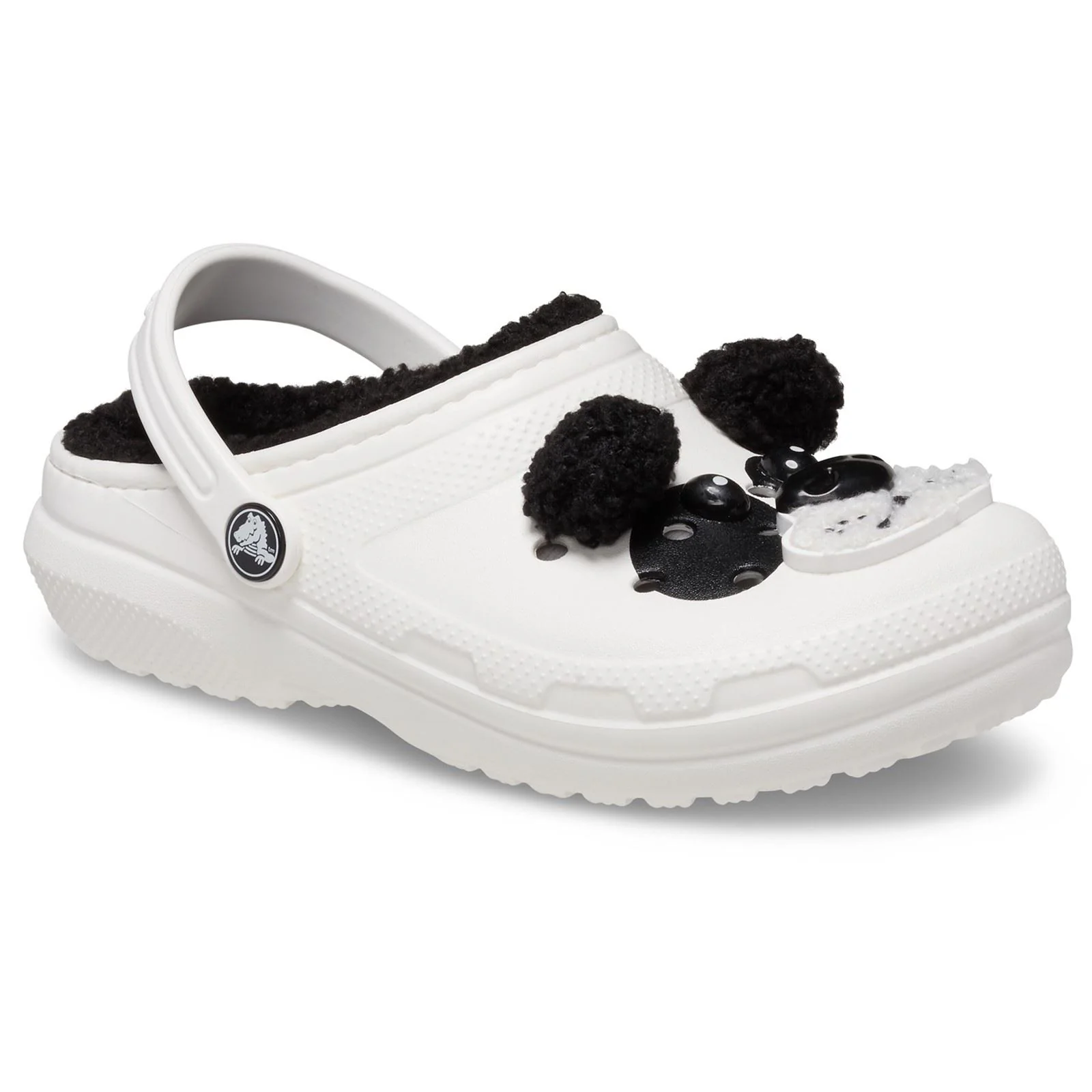 Crocs Classic Lined Fun Lab Thermoplastic Panda Clogs