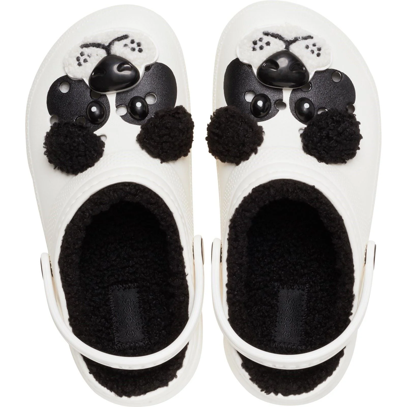 Crocs Classic Lined Fun Lab Thermoplastic Panda Clogs - Image 5