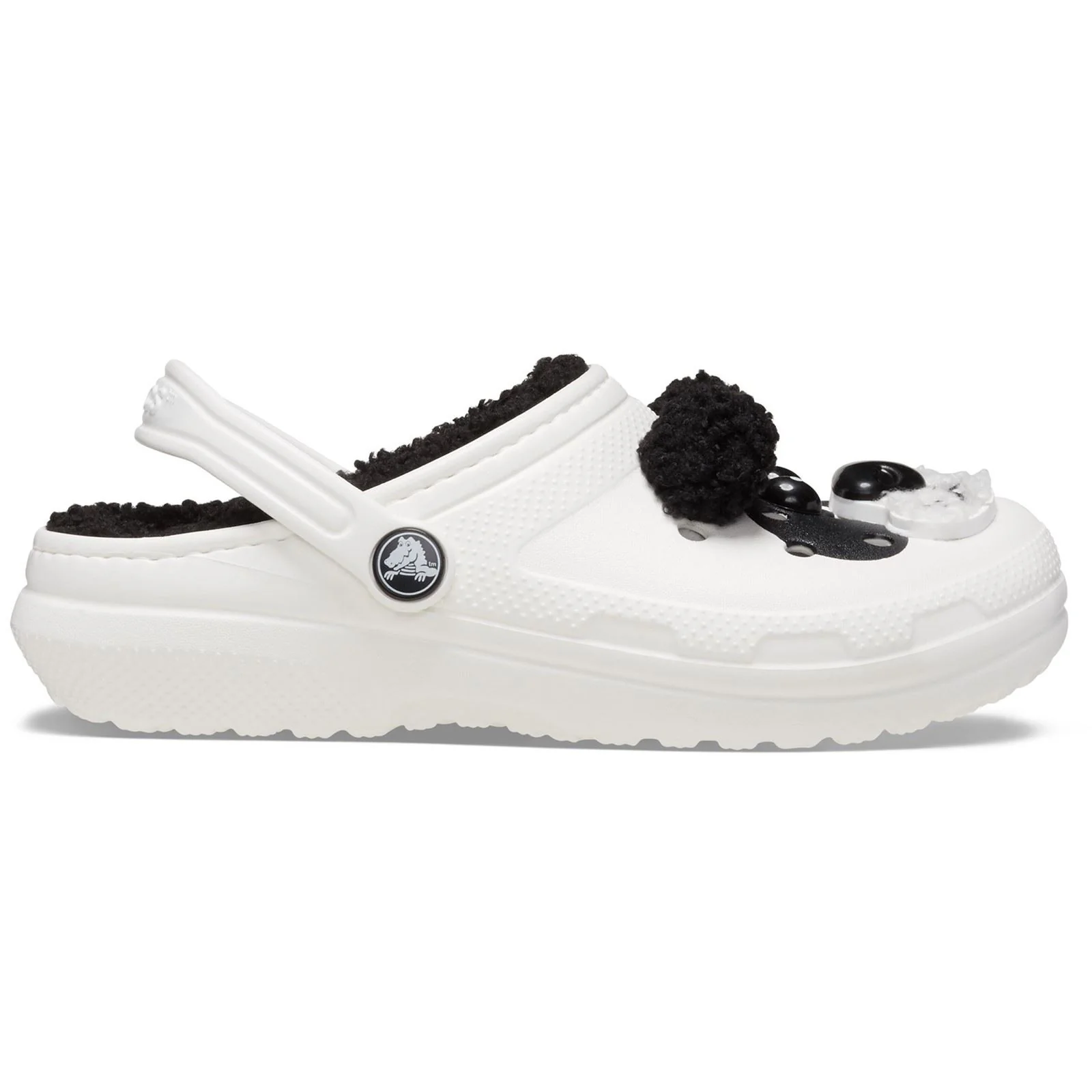 Crocs Classic Lined Fun Lab Thermoplastic Panda Clogs - Image 6