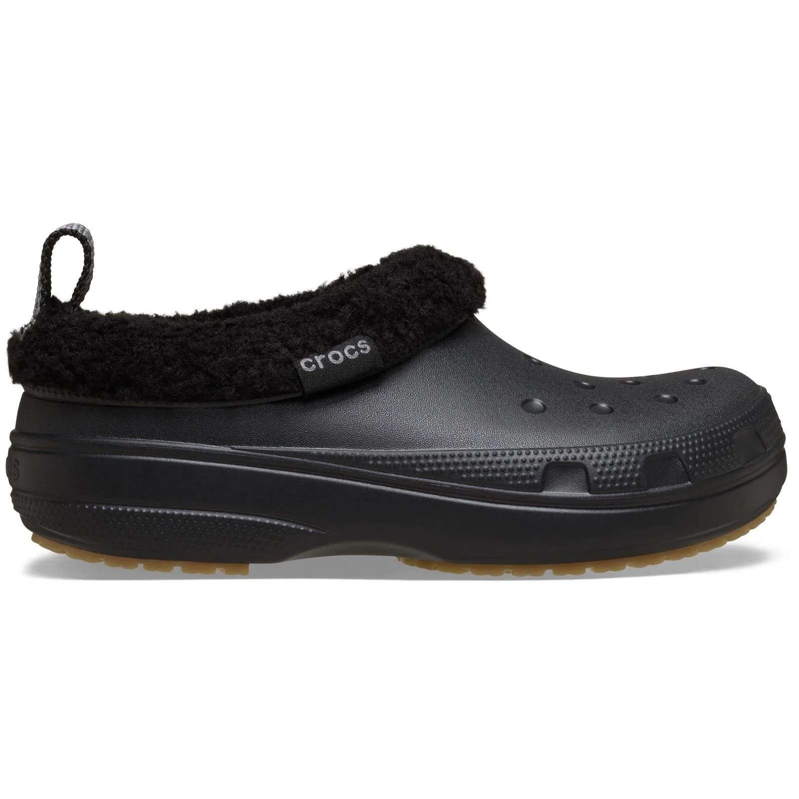 Crocs Classic Lined Shorty Thermoplastic Black Slippers - Image 7