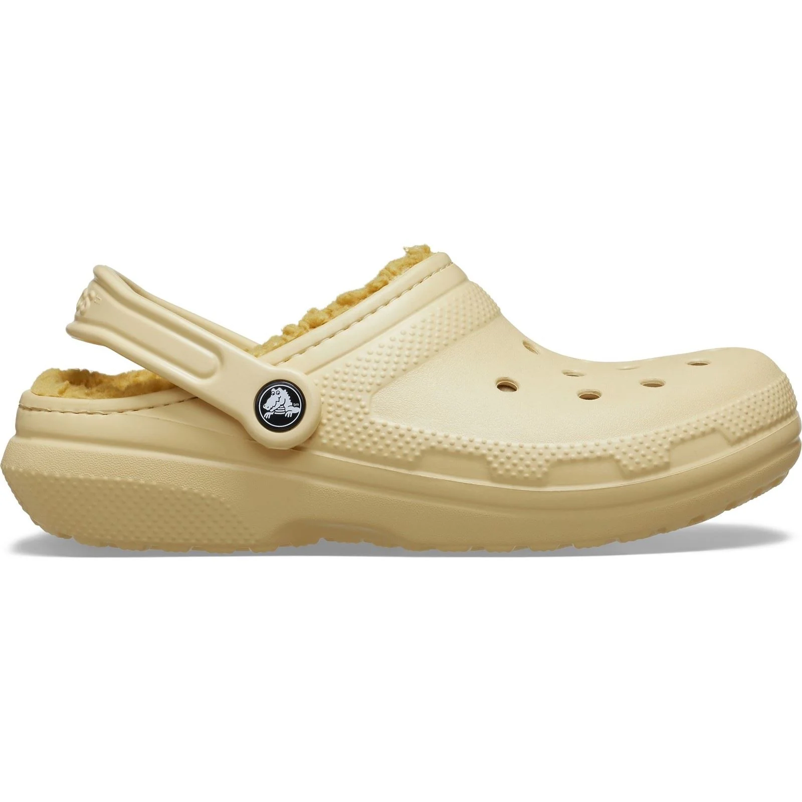 Crocs Classic Lined Thermoplastic Men's Sesame Clogs - Image 6