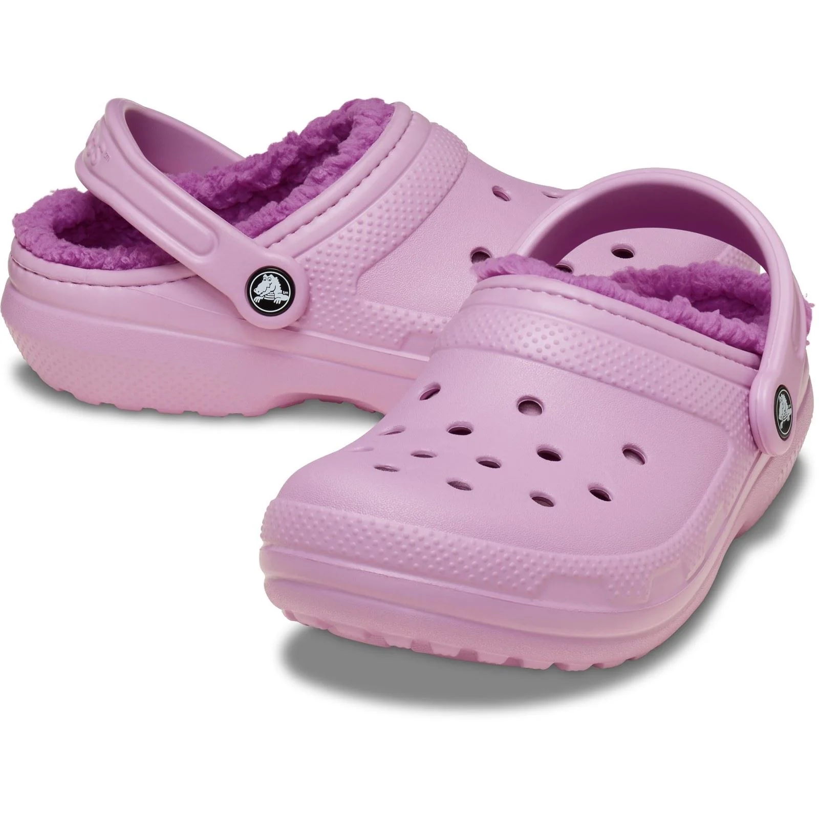 Crocs Classic Lined Thermoplastic Women's Hydrangea Clogs - Image 3